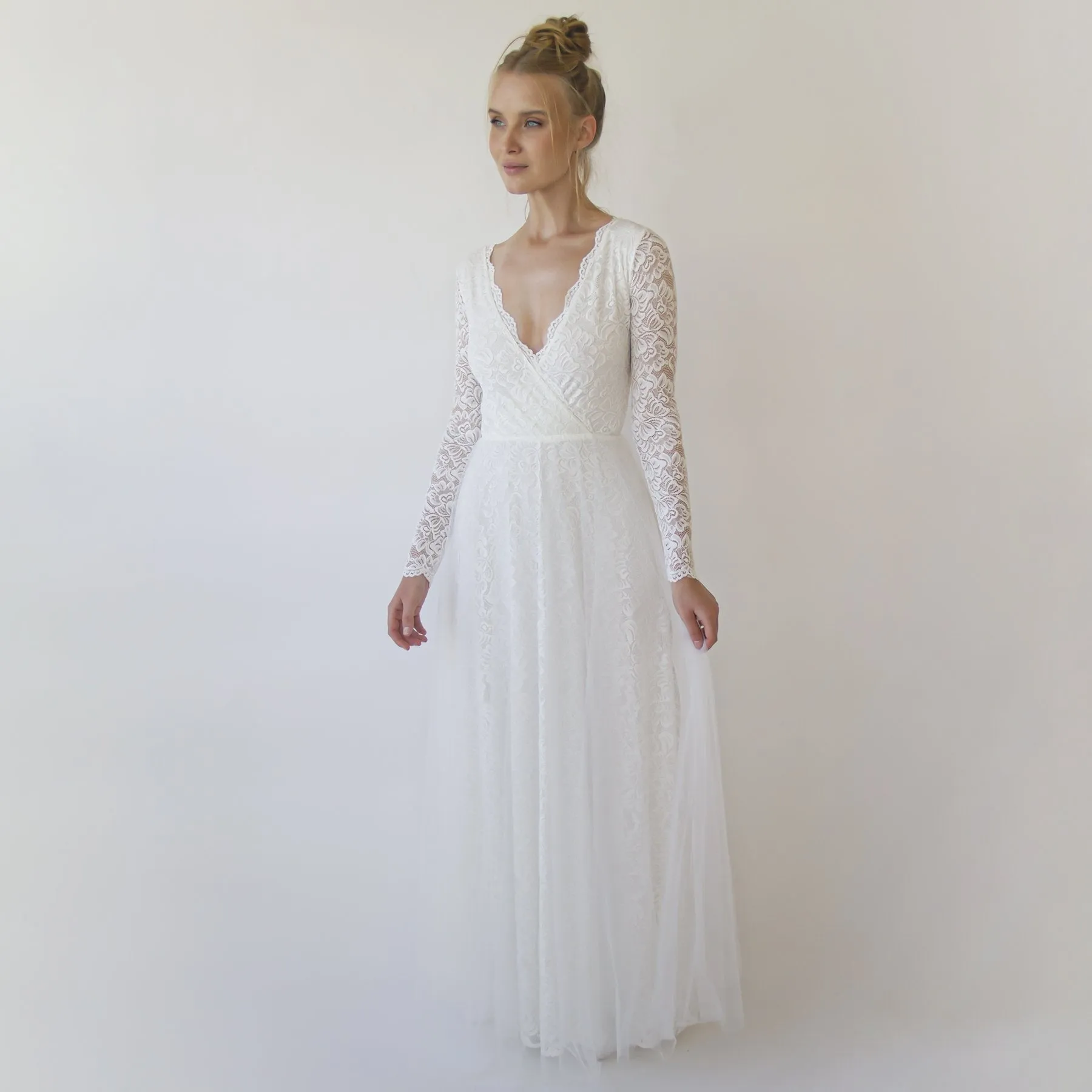 Sheer Illusion Tulle Skirt #1315