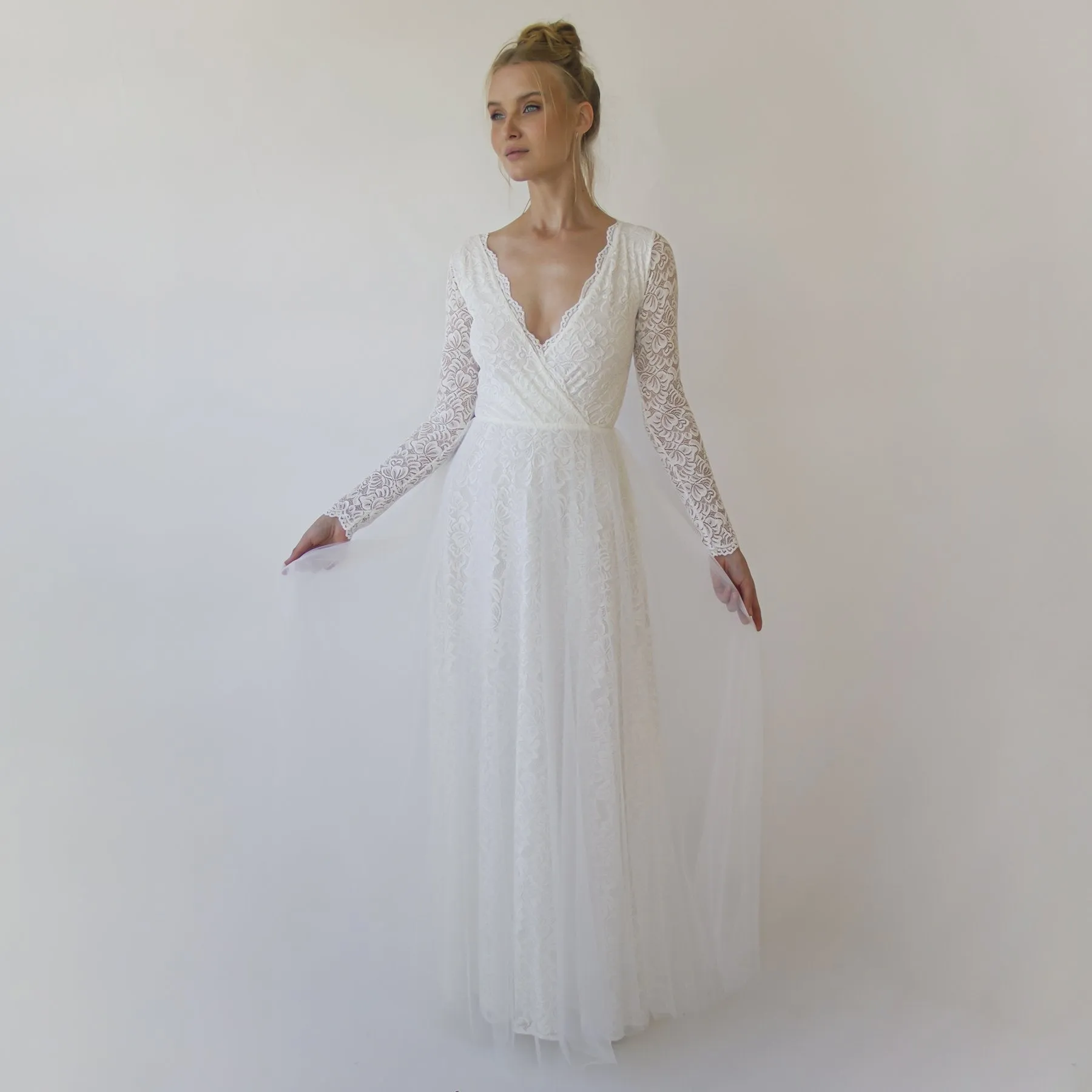 Sheer Illusion Tulle Skirt #1315