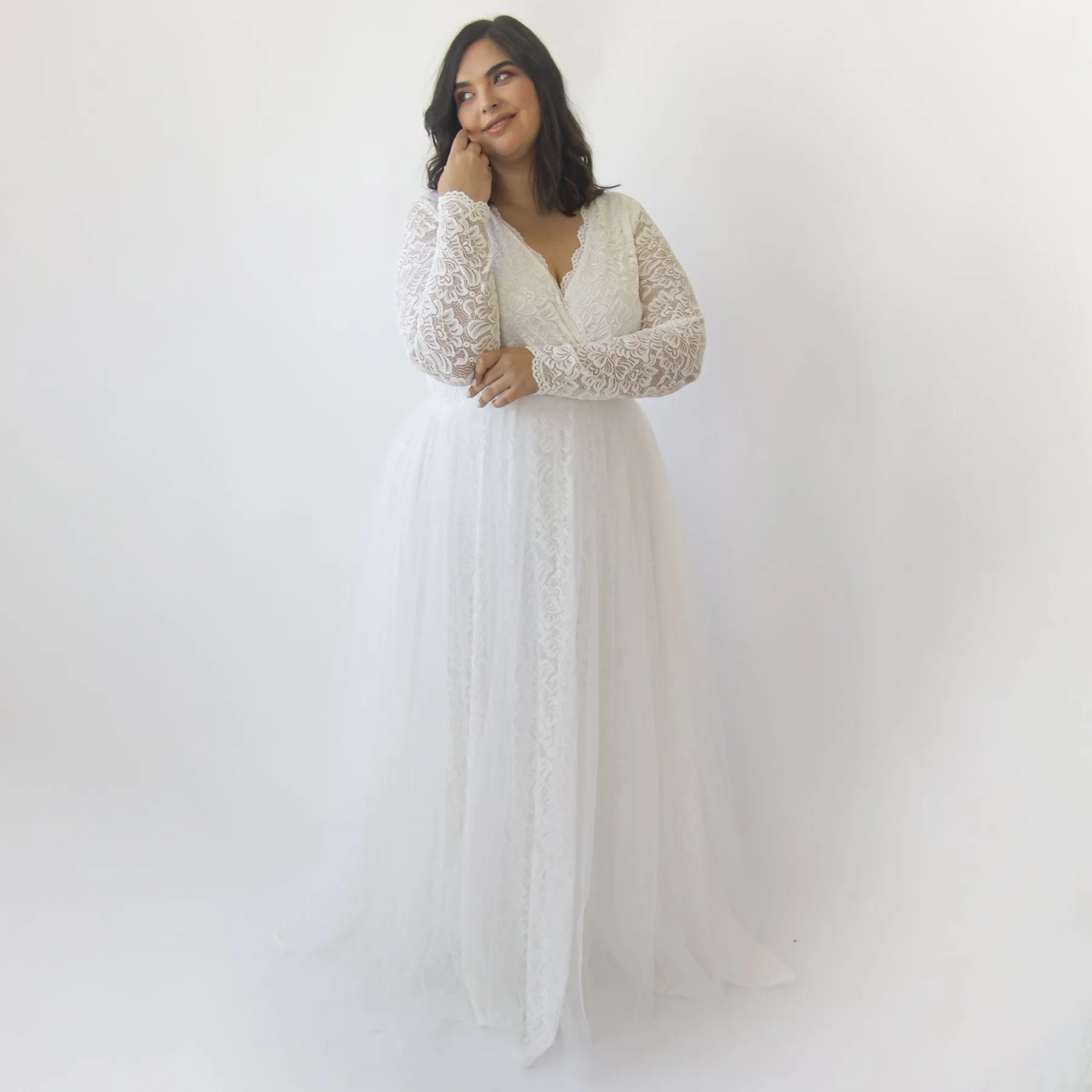Sheer Illusion Tulle Skirt #1315