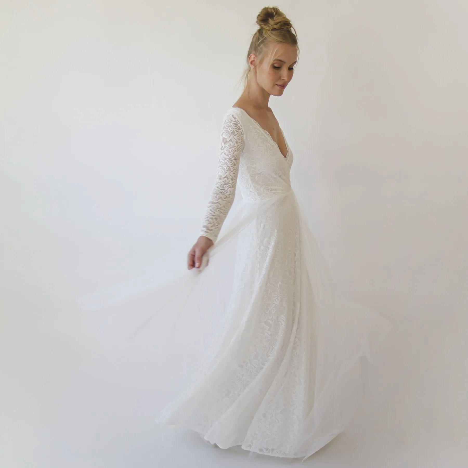 Sheer Illusion Tulle Skirt #1315