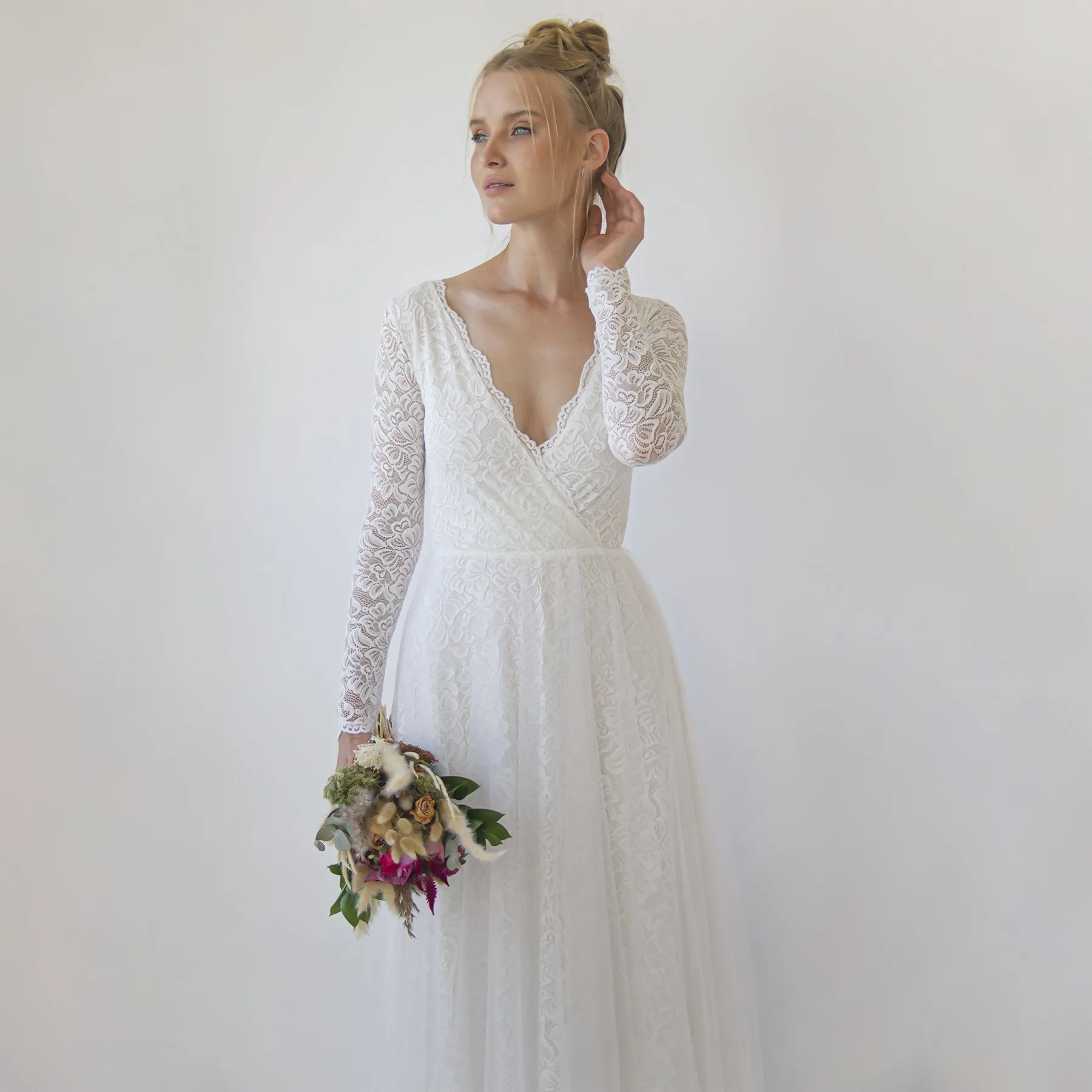 Sheer Illusion Tulle Skirt #1315