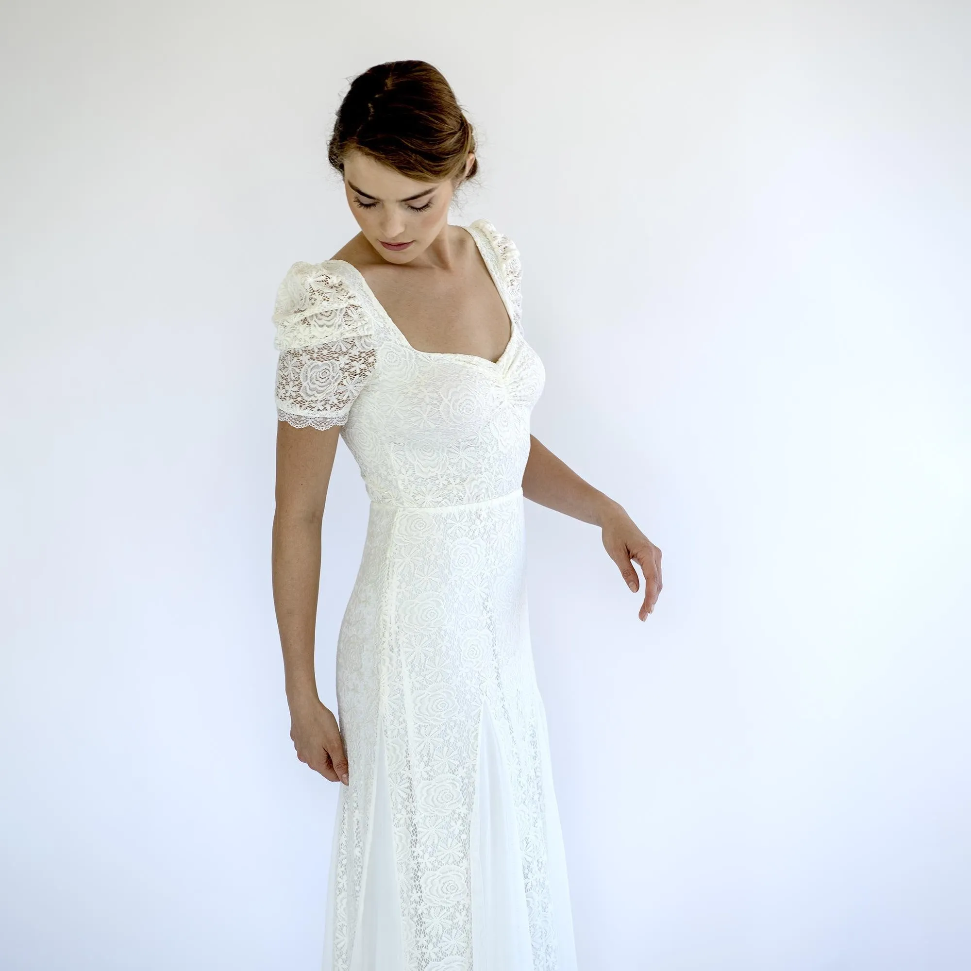 Short Puff Sleeves #1474