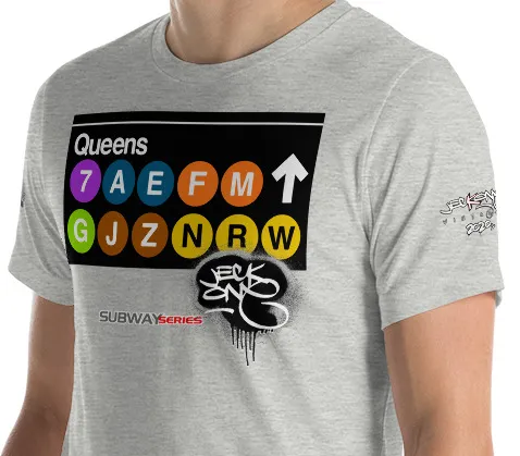 SHORT SLEEVE TEE  (uniSex) : QUEENS -(2020 upgraded classic)