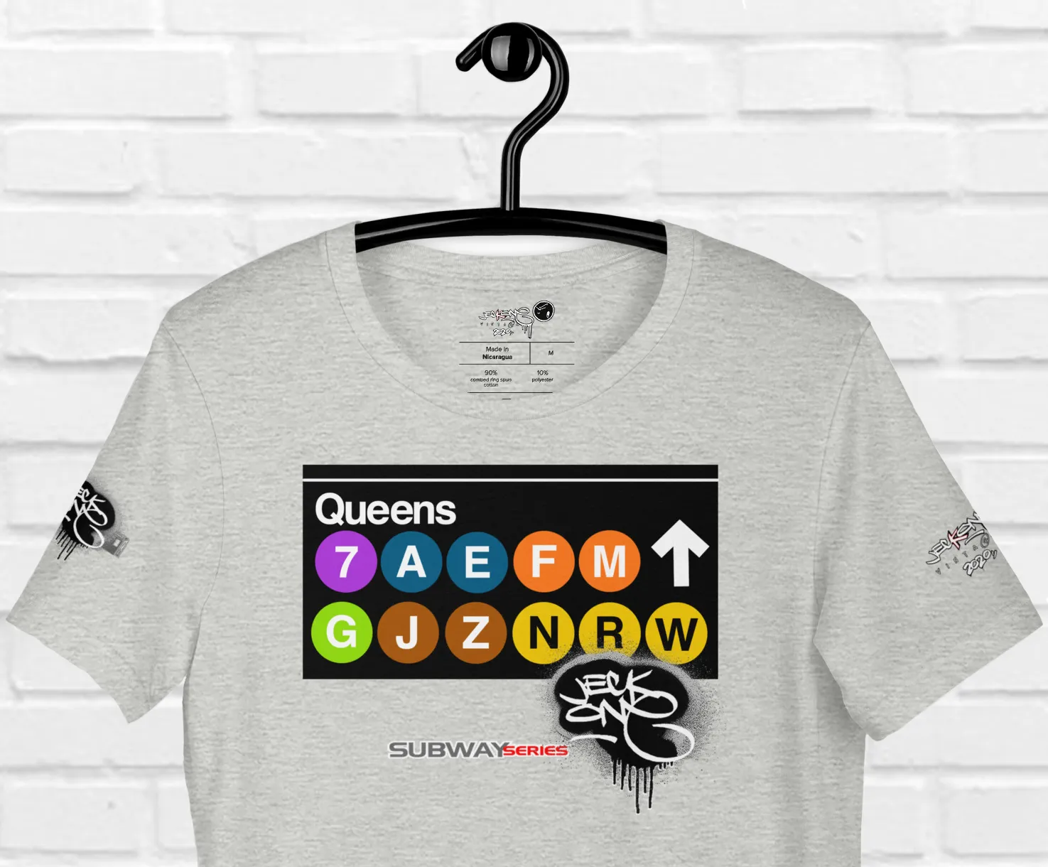 SHORT SLEEVE TEE  (uniSex) : QUEENS -(2020 upgraded classic)