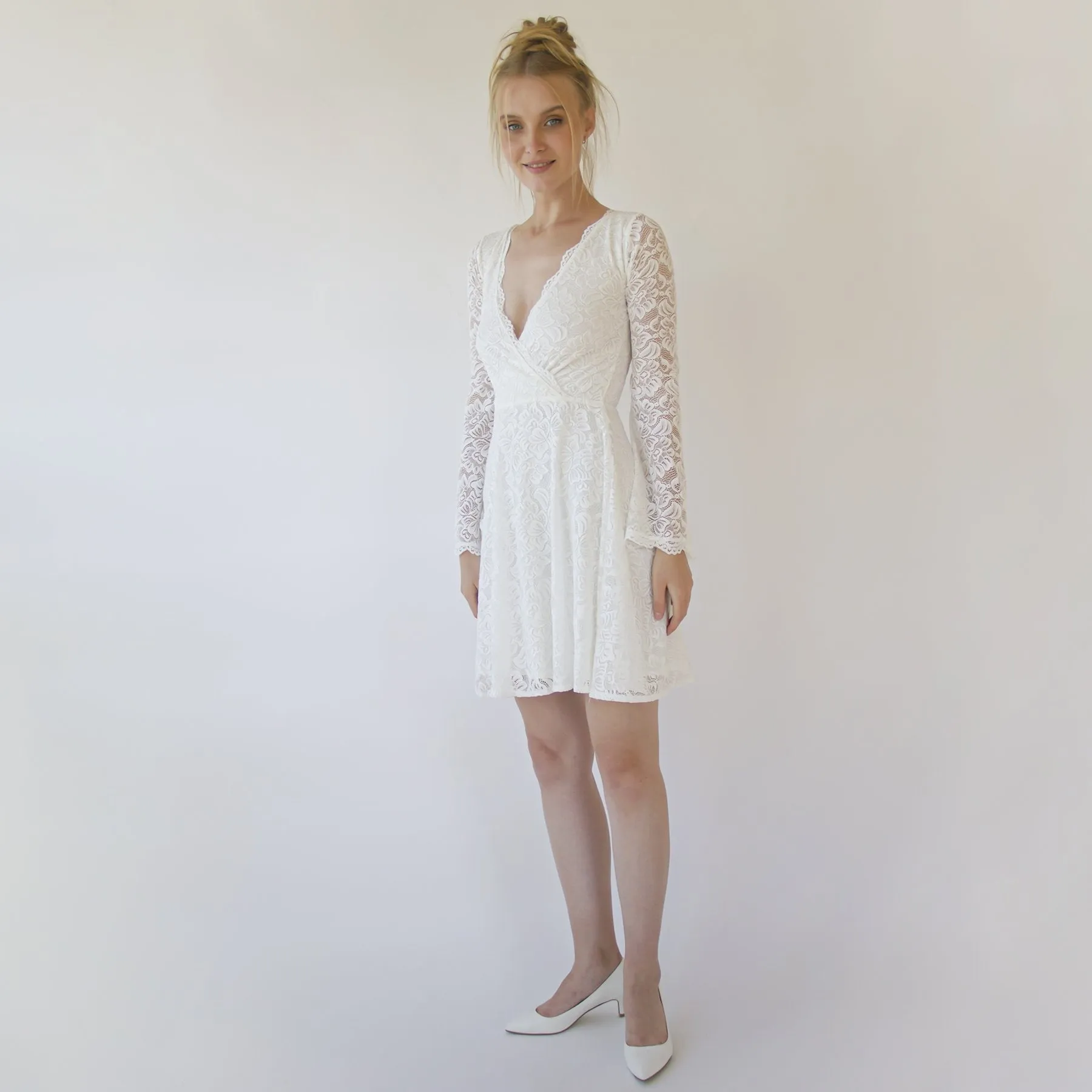 Short Wedding Dress #1375