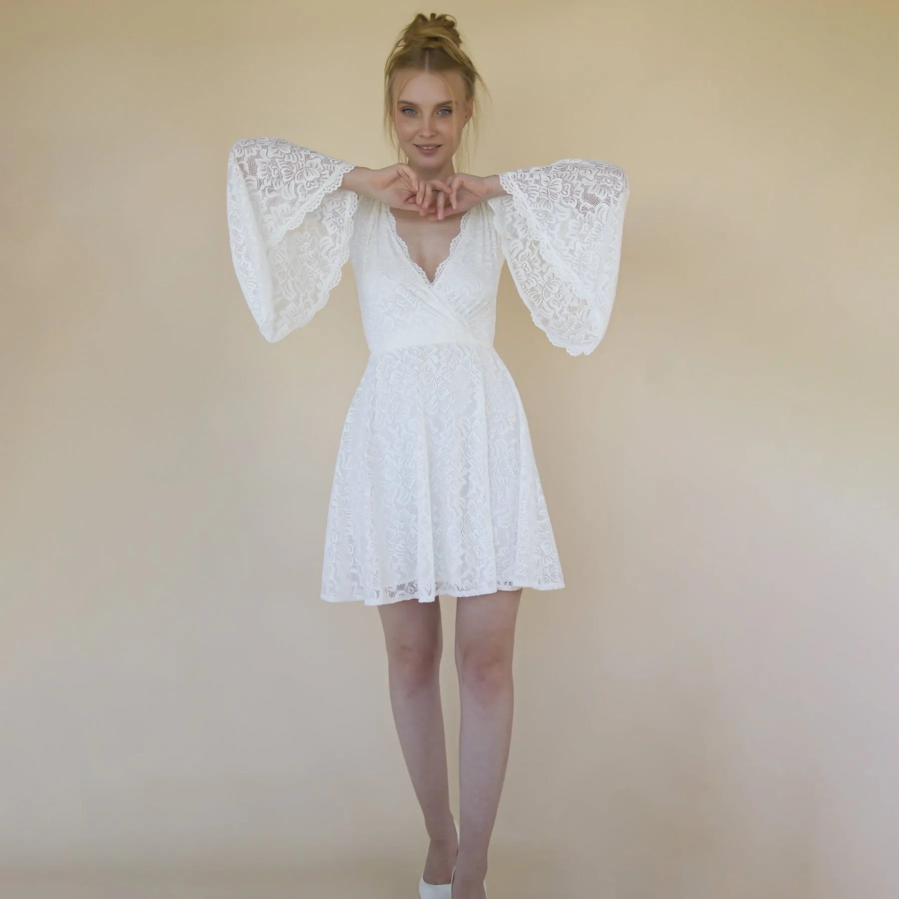 Short Wedding Dress #1375