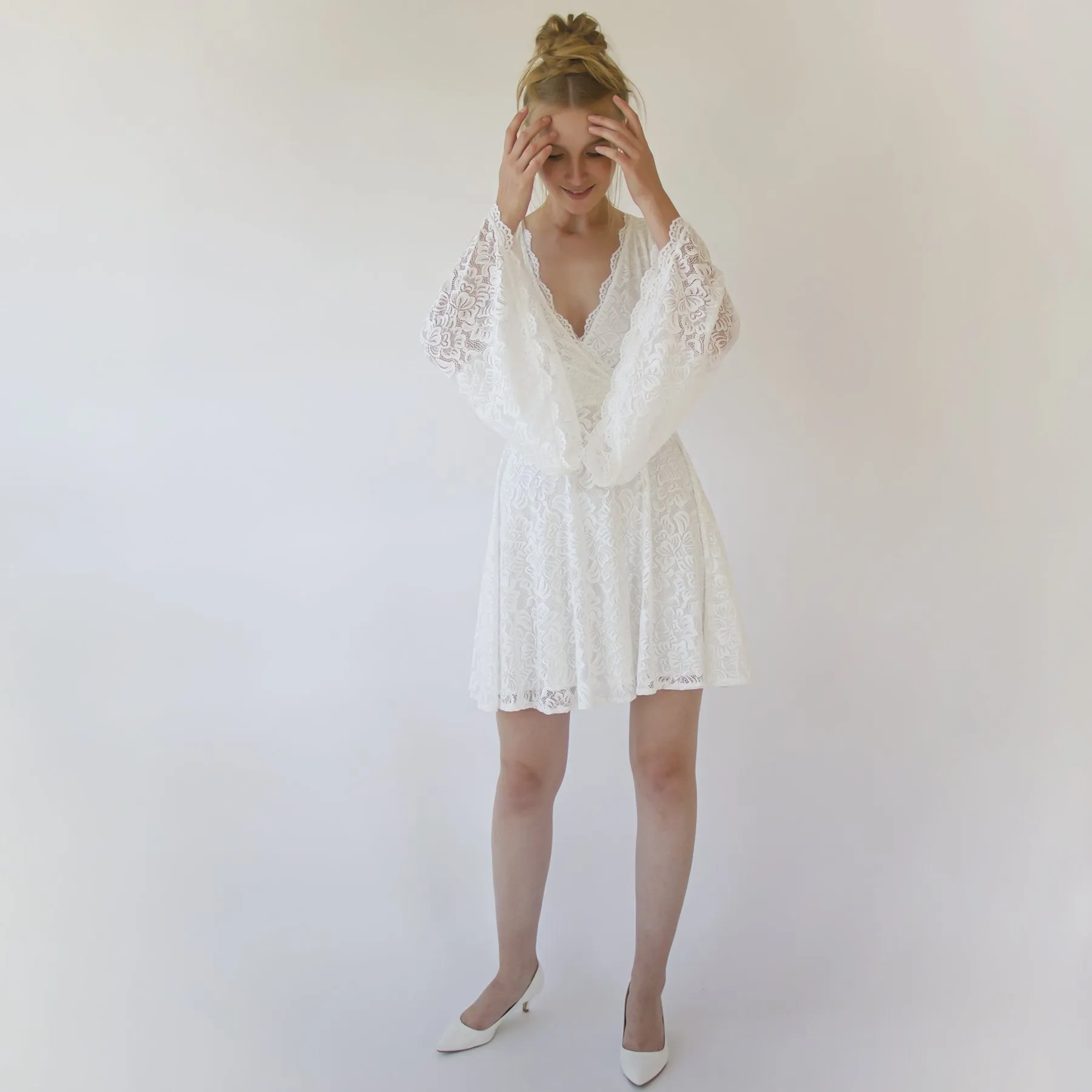 Short Wedding Dress #1375