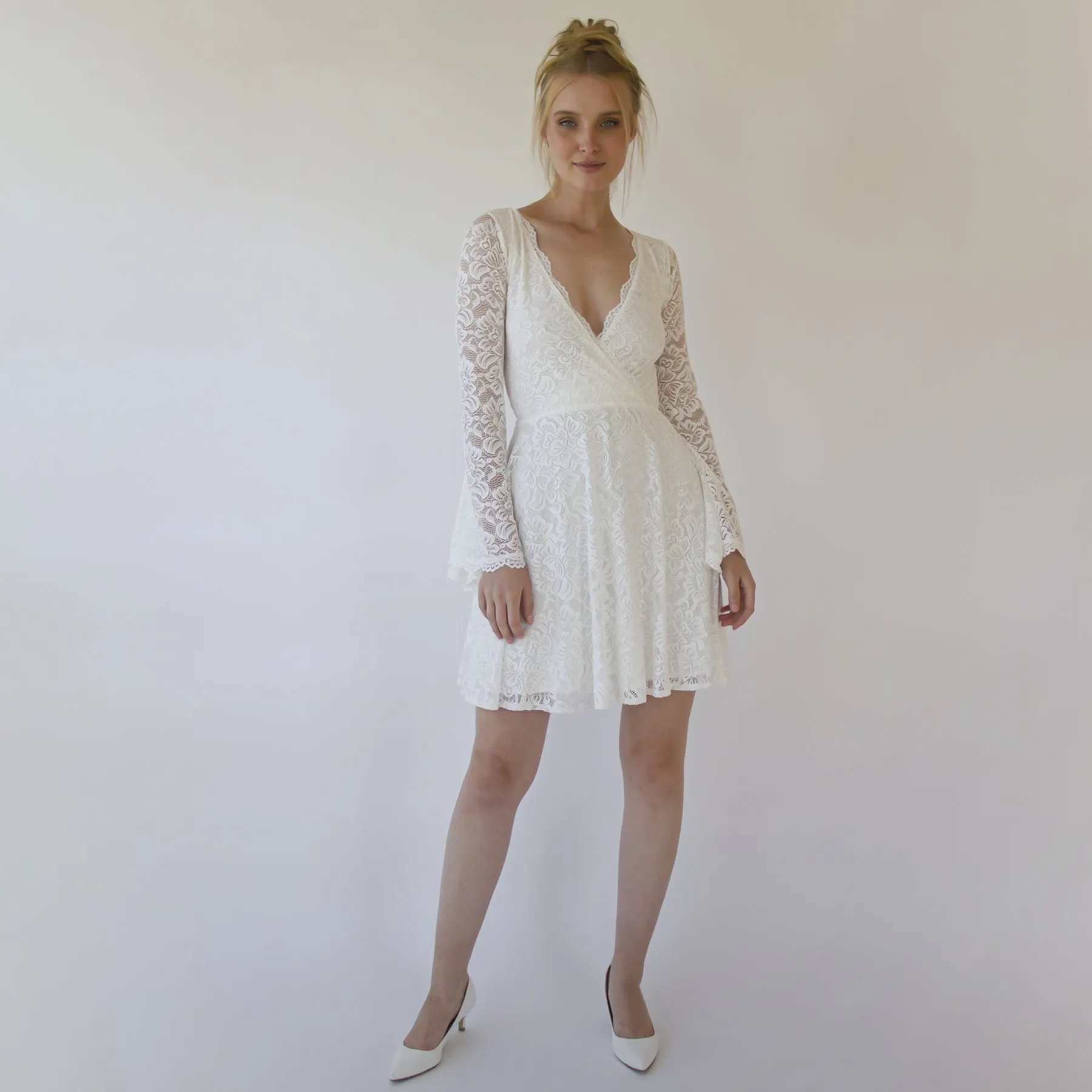 Short Wedding Dress #1375