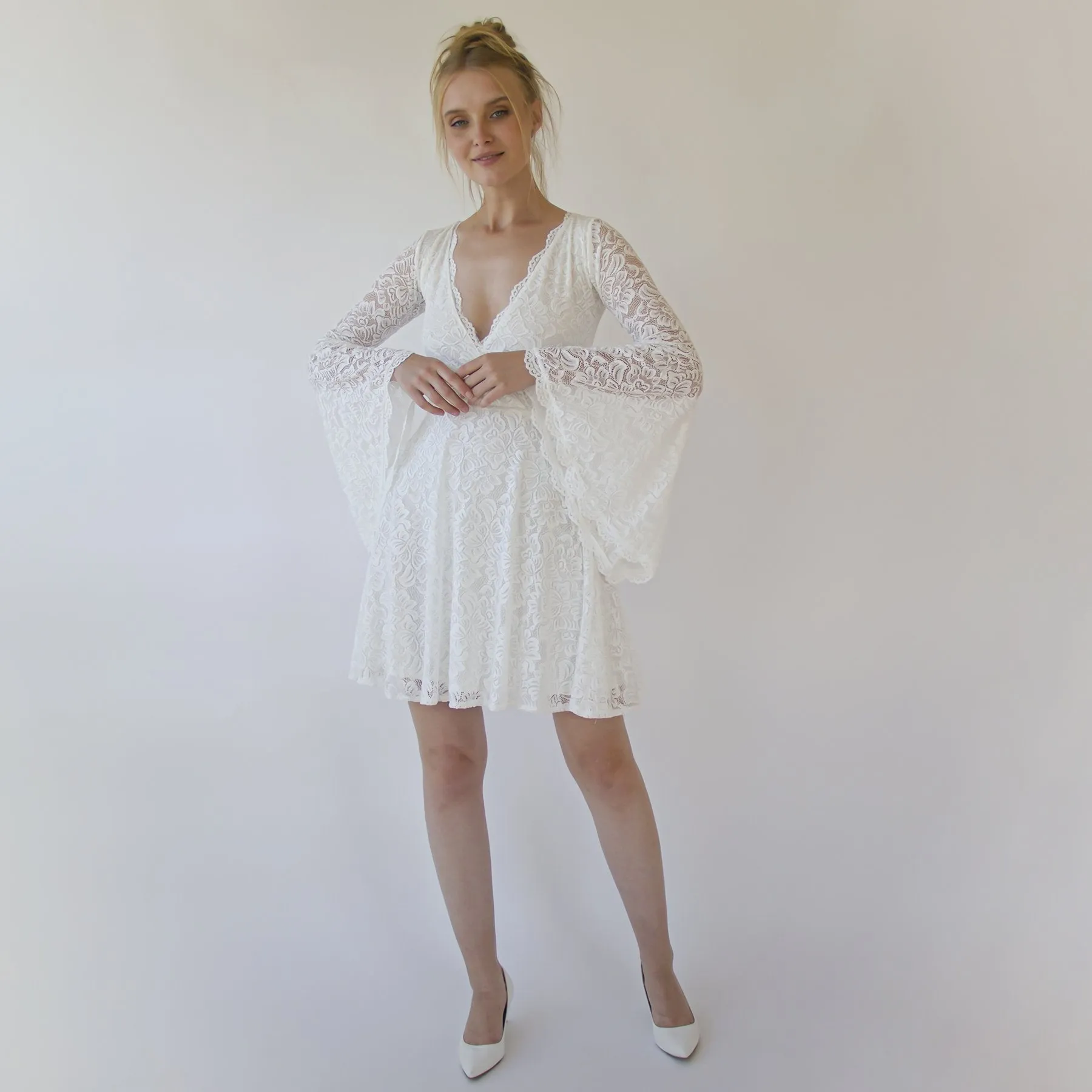 Short Wedding Dress #1375