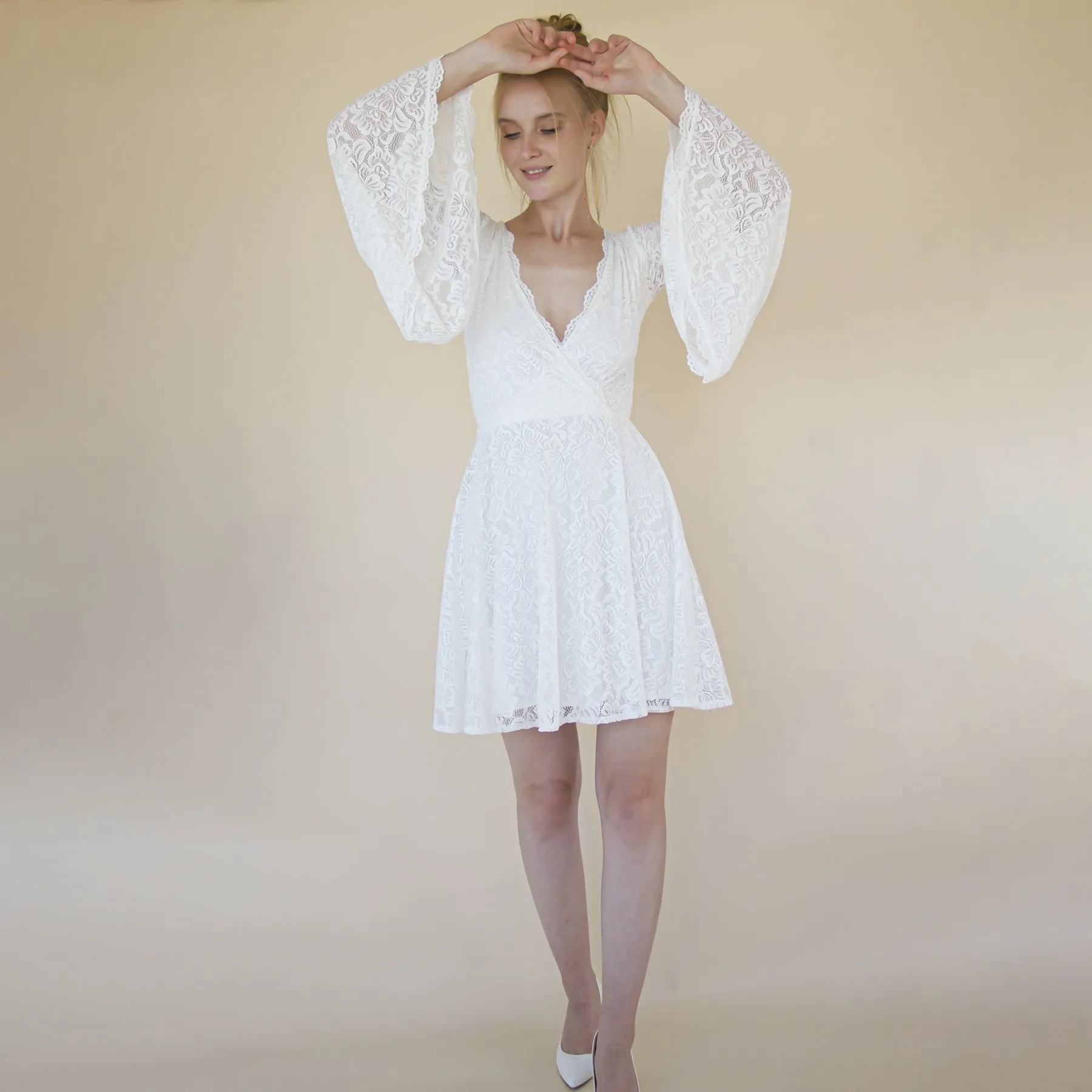 Short Wedding Dress #1375