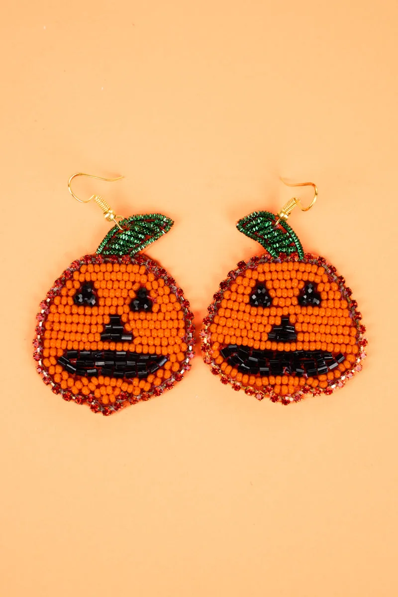 So Cute It's Scary Seed Bead Earrings