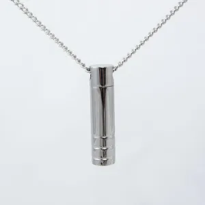 Stainless Steel Cylinder Cremation Pendant