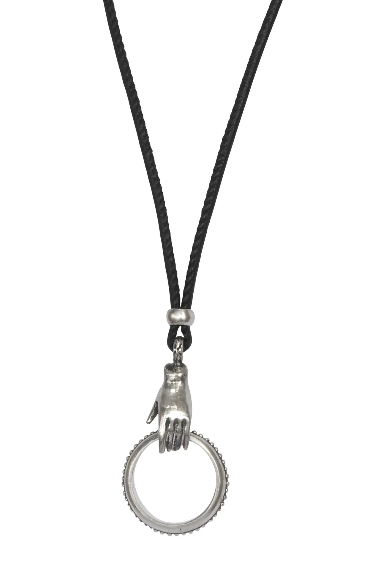 Sterling Silver Compassions Eyering Necklace