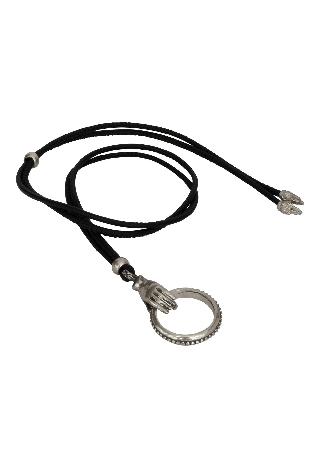 Sterling Silver Compassions Eyering Necklace