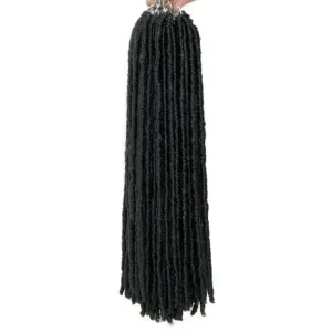 Straight Faux Crochet/Latch Hook Locs 18Inches (5 Ombre Colors)