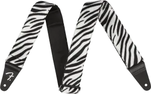 STRAP GUITAR FENDER WILD ZEBRA PRINT STRAP, 2"