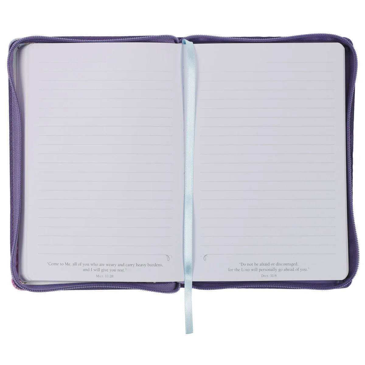 Strength and Dignity Hummingbird Faux Leather Journal with Zipper
