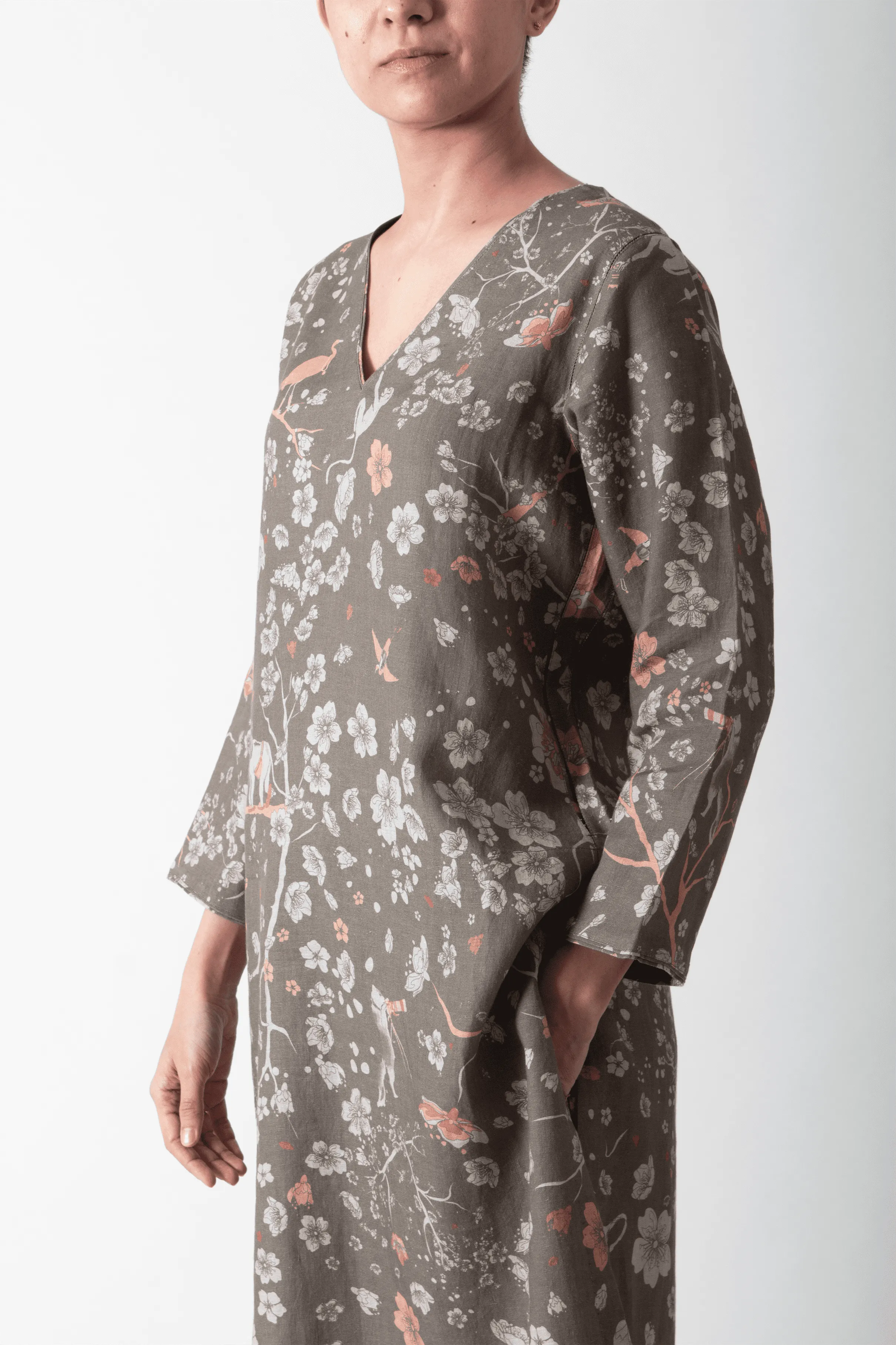 SUKETDHIR   I   Kurta   I   Forest Blossom Print    I   WK201MT33