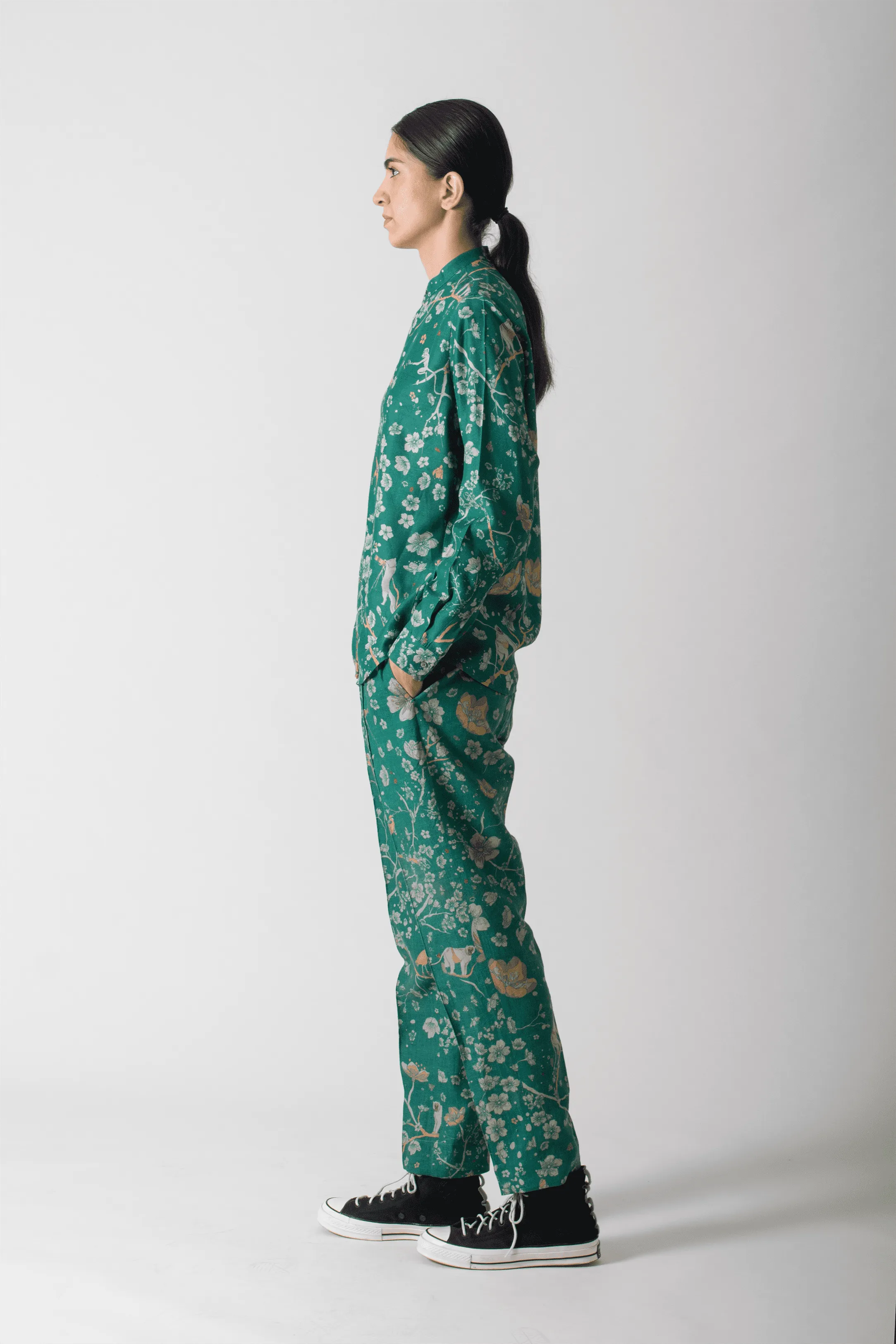 SUKETDHIR   I   Shirt   I   Forest Blossom Print    I   WS414MT81
