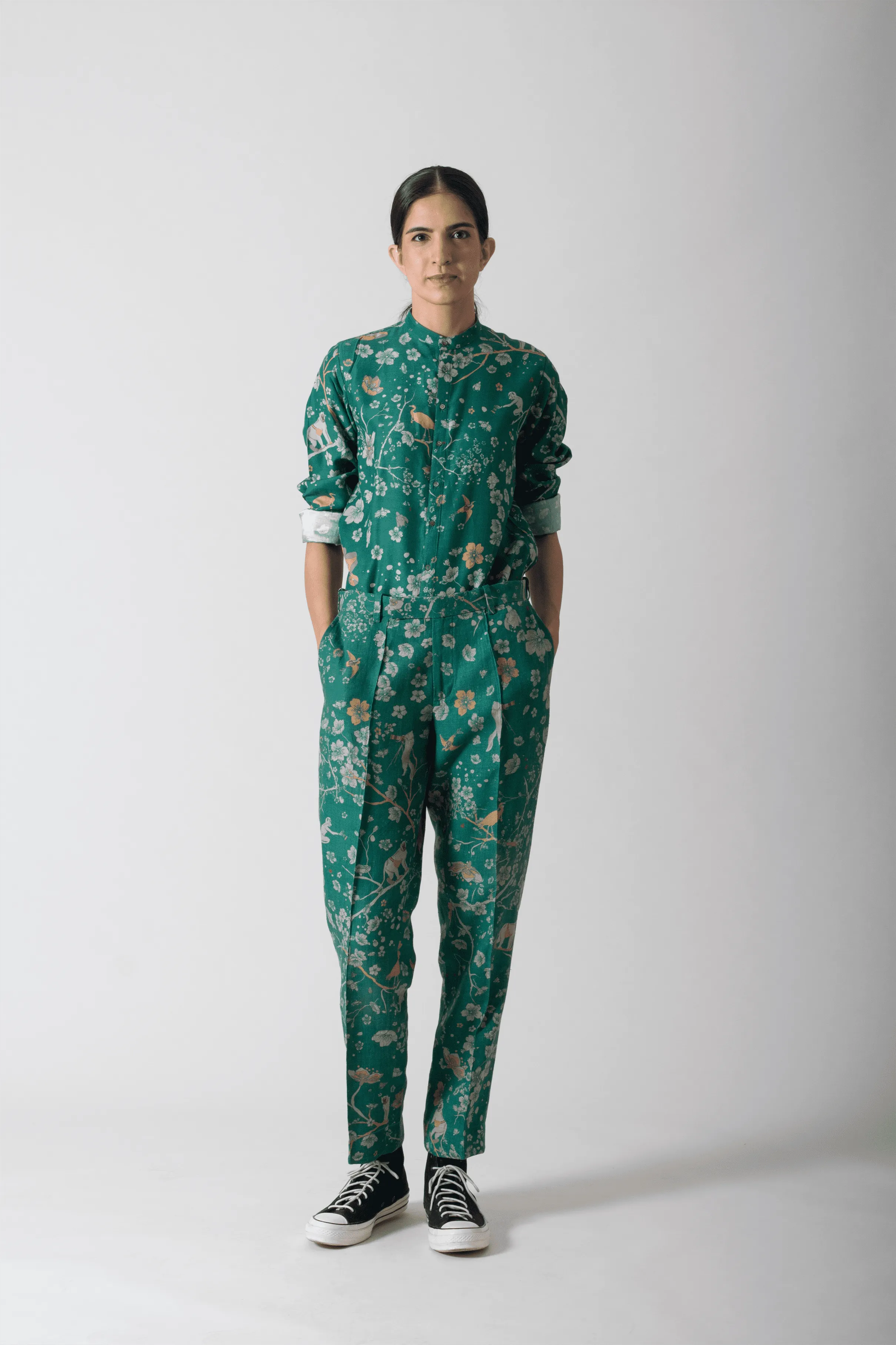 SUKETDHIR   I   Shirt   I   Forest Blossom Print    I   WS414MT81