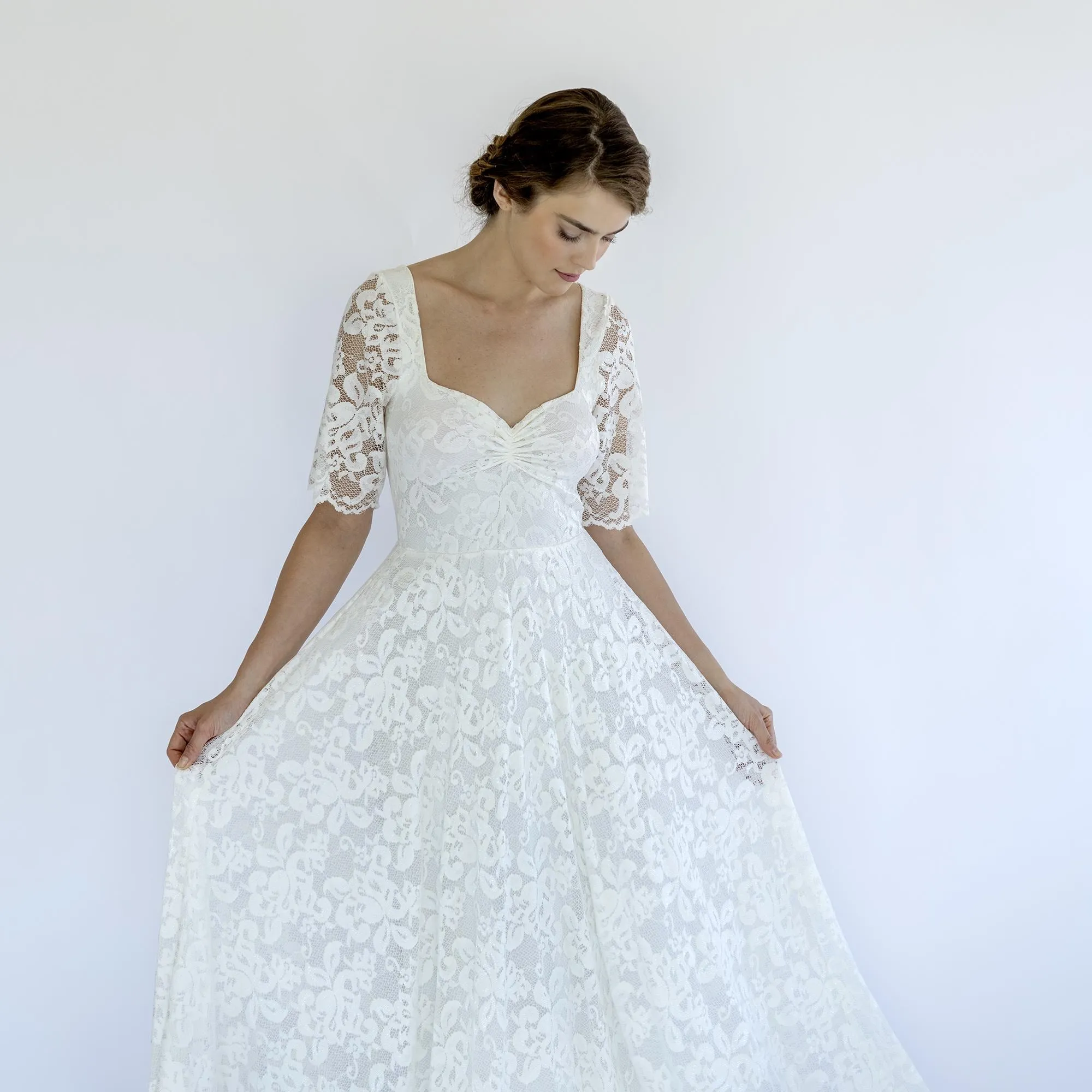 Sweetheart Neckline Dress #1472