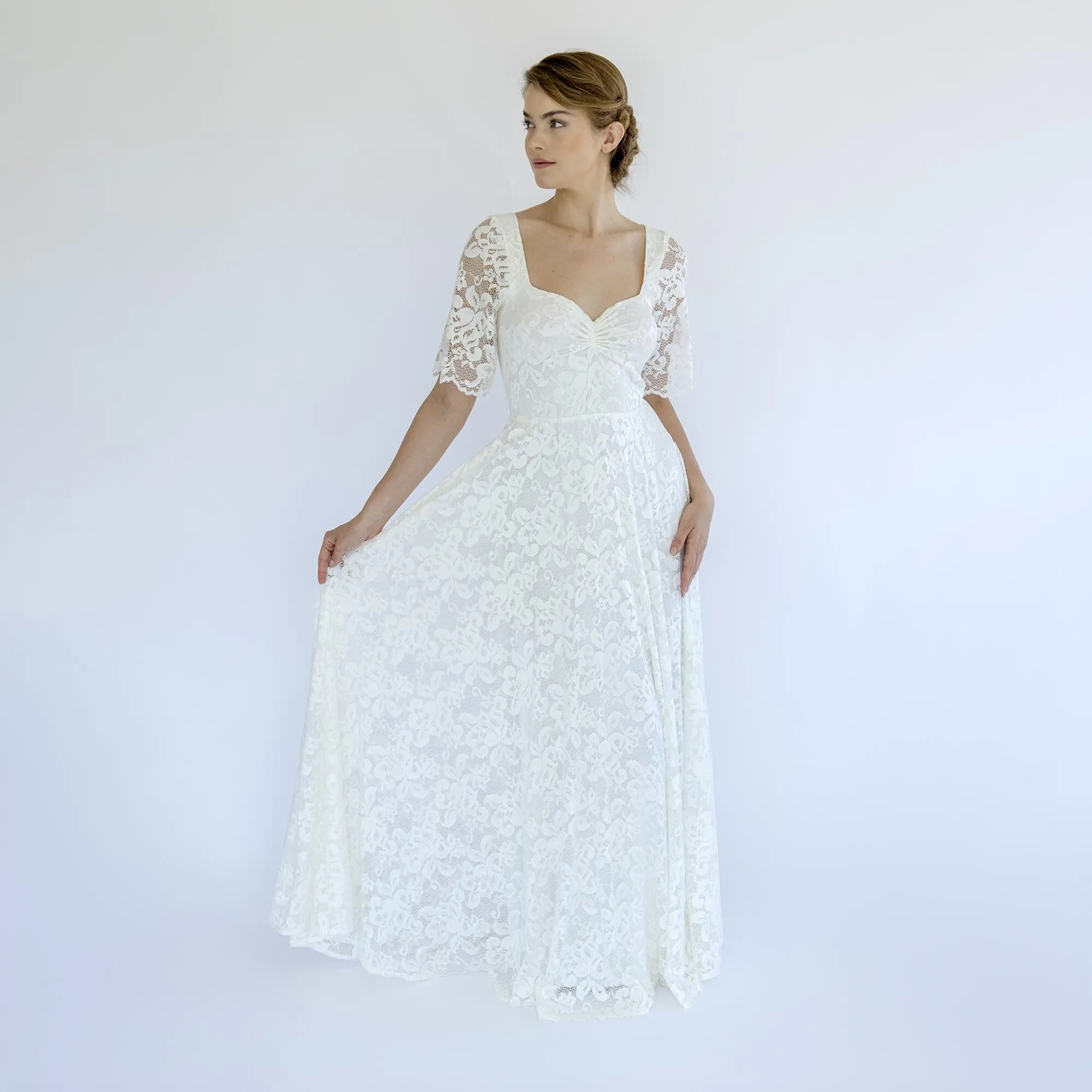 Sweetheart Neckline Dress #1472