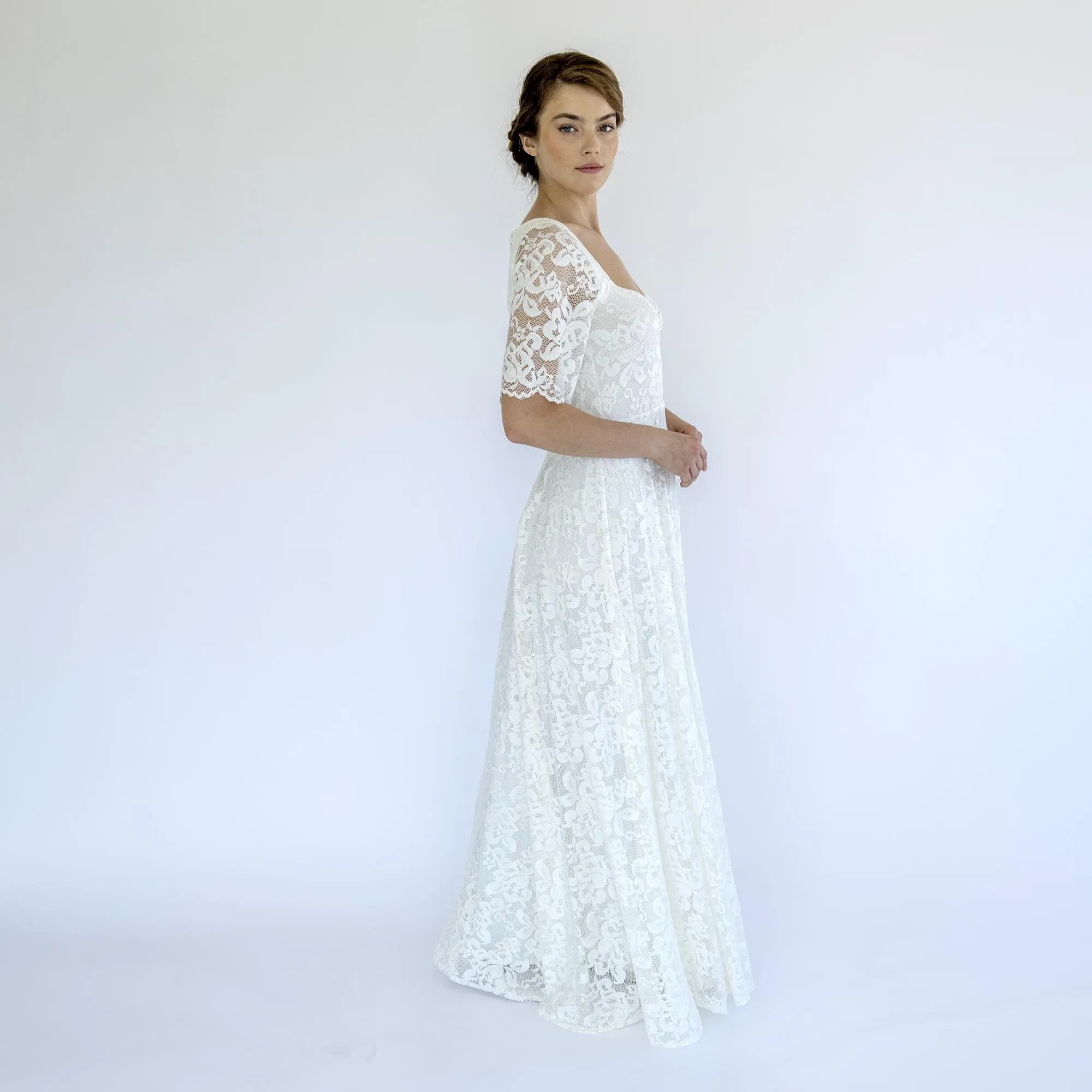 Sweetheart Neckline Dress #1472