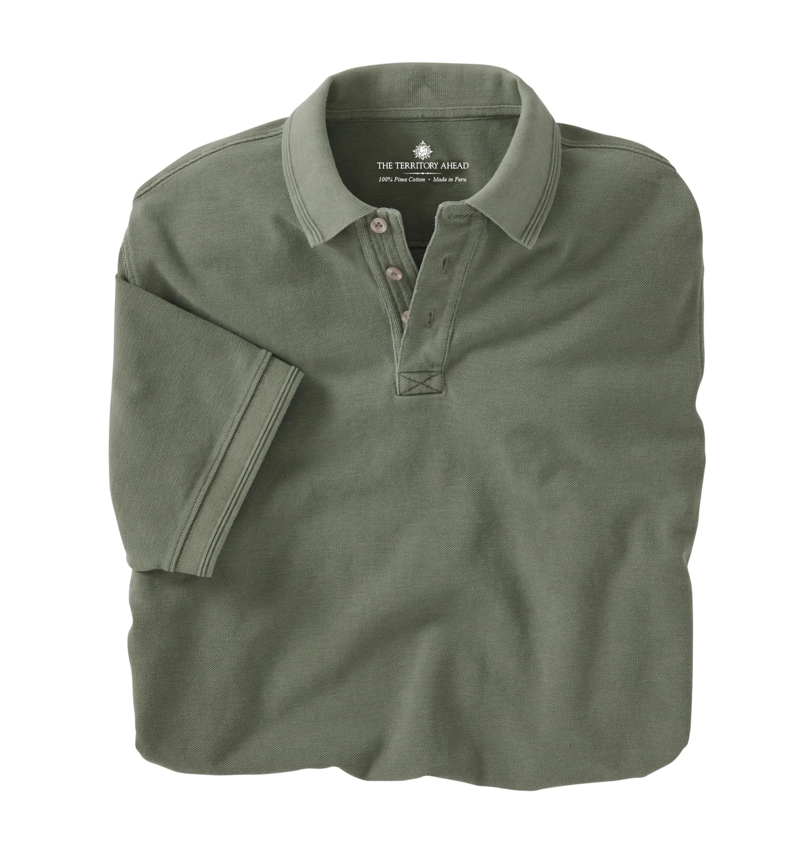 Tall East-West Pique Polo