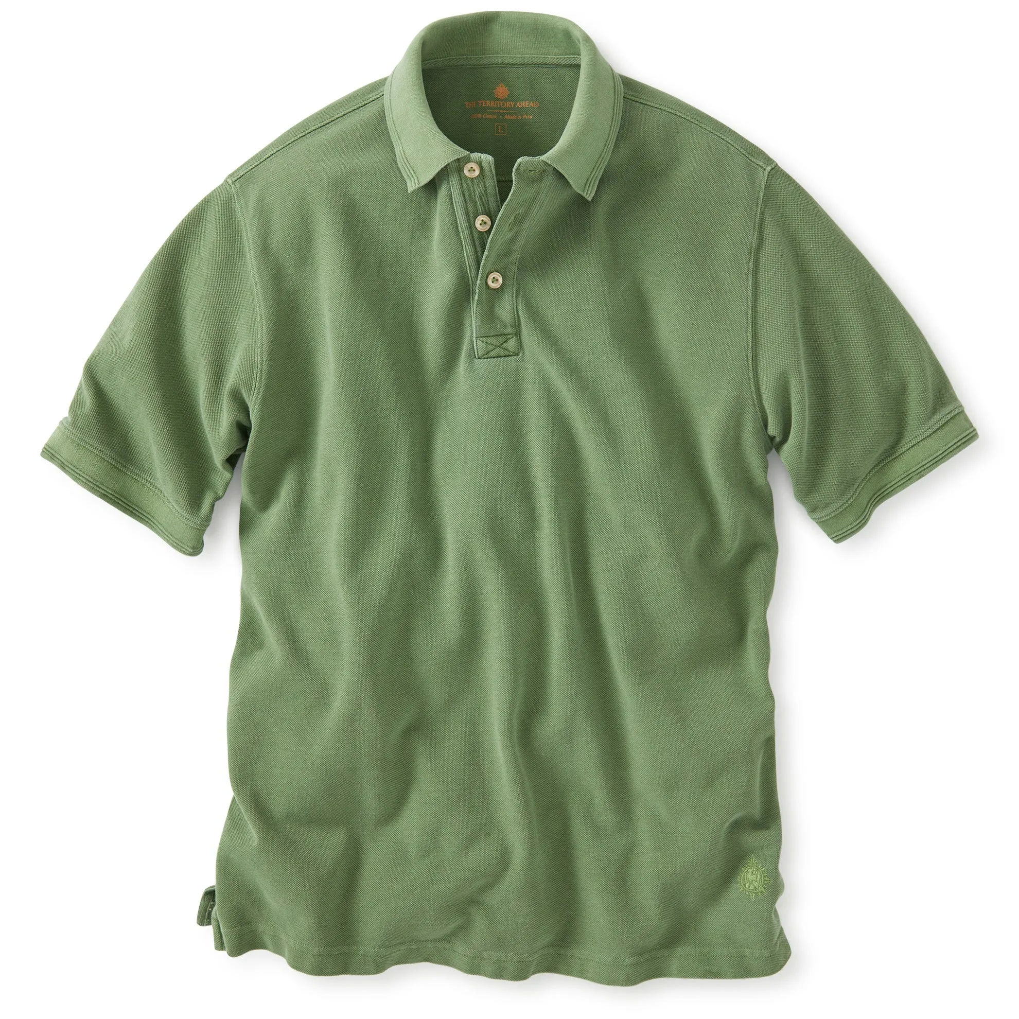 Tall East-West Pique Polo