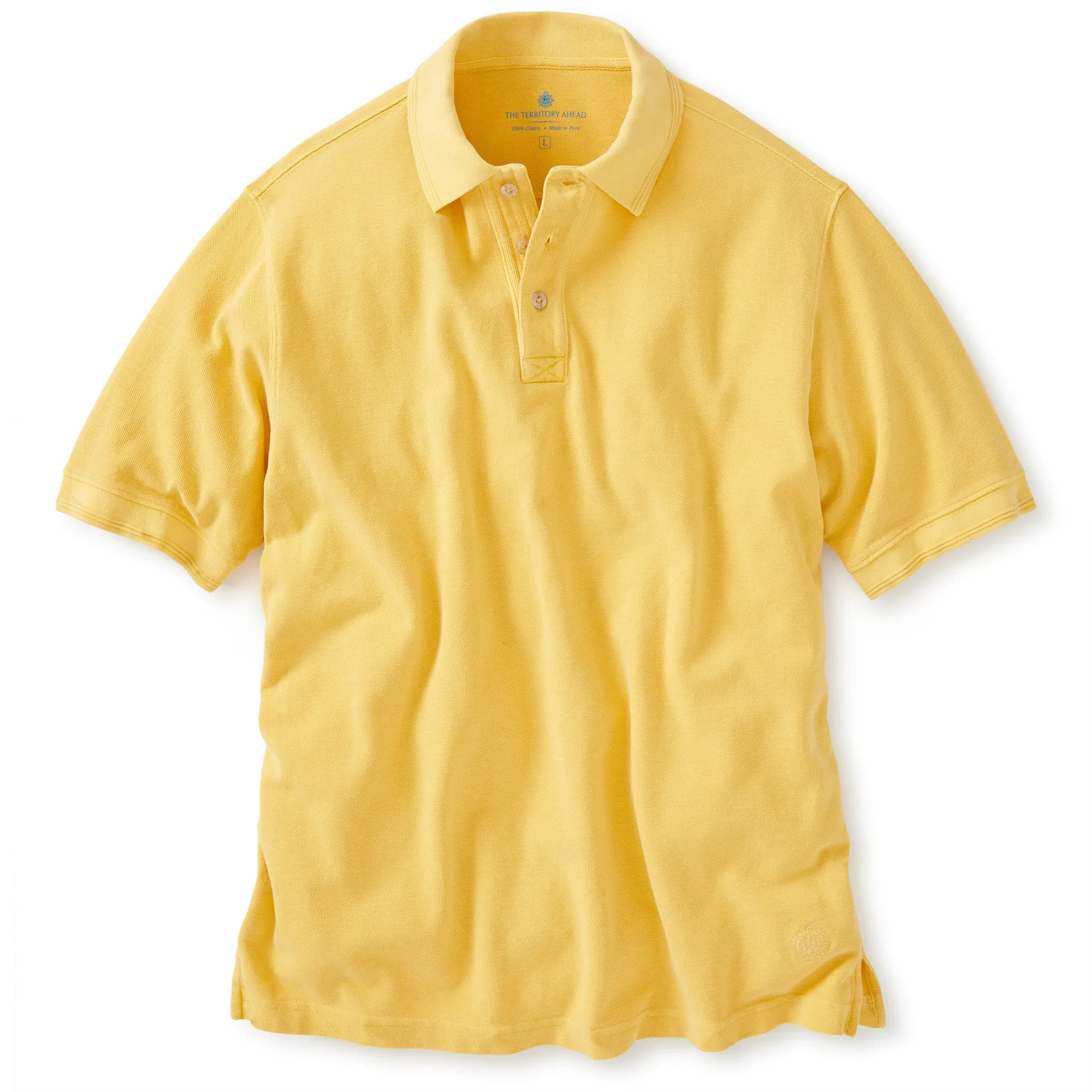 Tall East-West Pique Polo