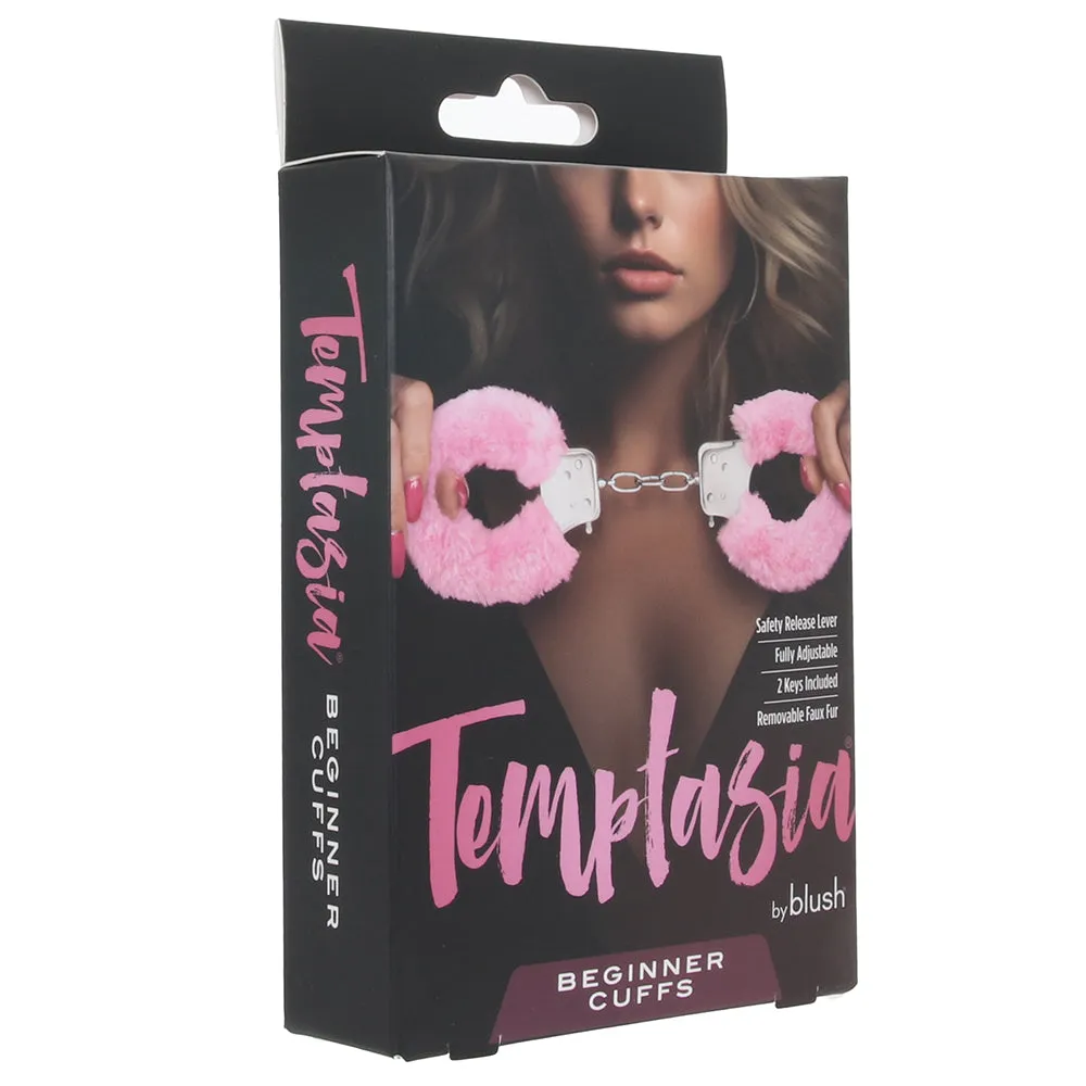 Tempasia Beginner Fuzzy Cuffs in Pink
