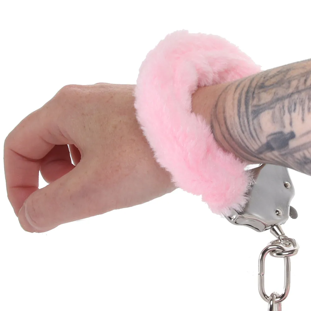 Tempasia Beginner Fuzzy Cuffs in Pink