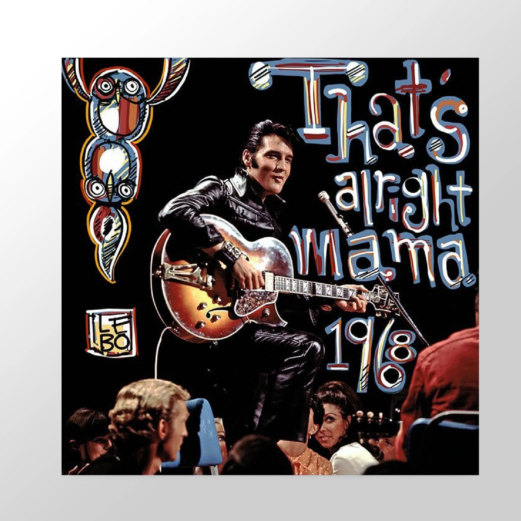 That's Alright Mama - Lebo Brushed Aluminum Artbond