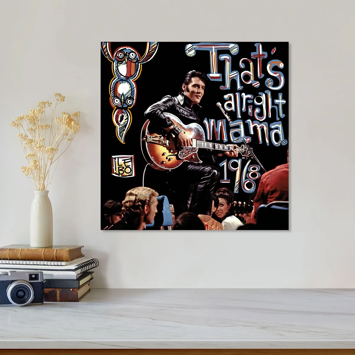 That's Alright Mama - Lebo Steel Mineral Print