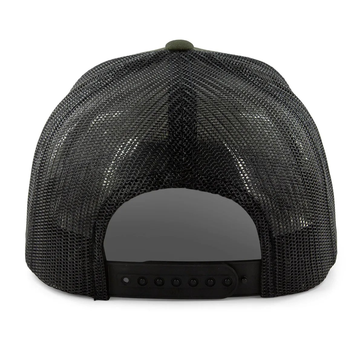 The Grill Sergeant Leather Classic Snapback Trucker