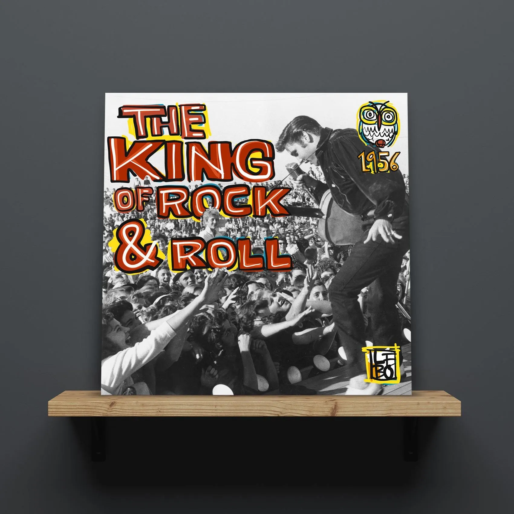 The King Of Rock & Roll - Lebo Steel Mineral Print