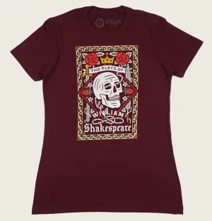 The Plays of William Shakespeare Women's Fitted T-shirt