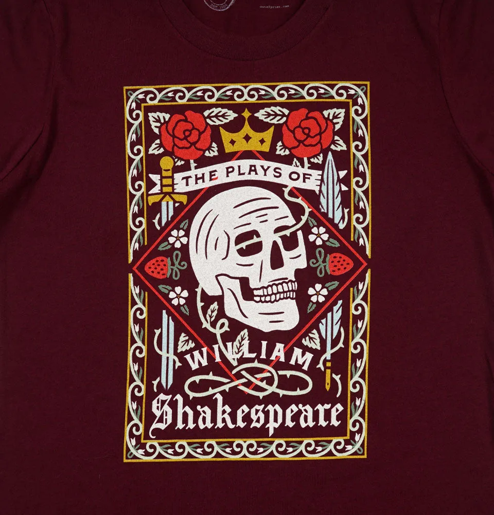 The Plays of William Shakespeare Women's Fitted T-shirt