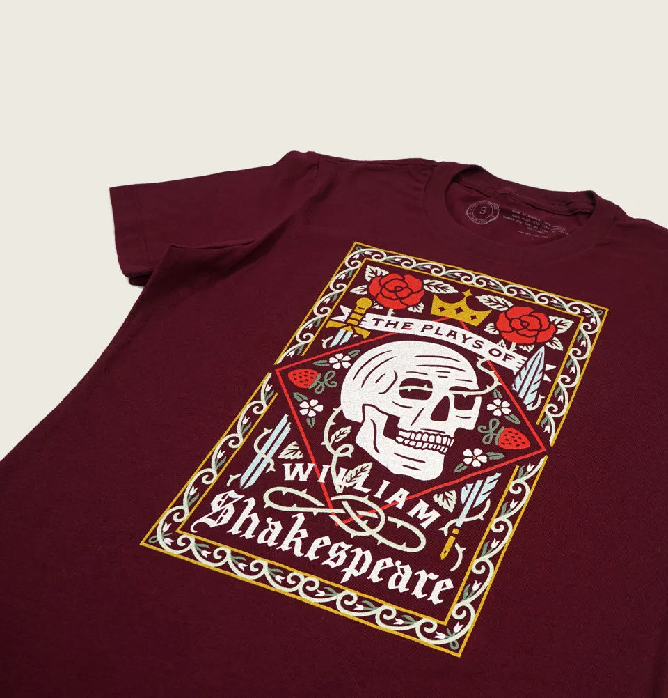 The Plays of William Shakespeare Women's Fitted T-shirt