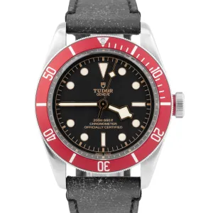 Tudor Black Bay Heritage 79230 R Stainless Steel Red 41mm Automatic Watch BOX