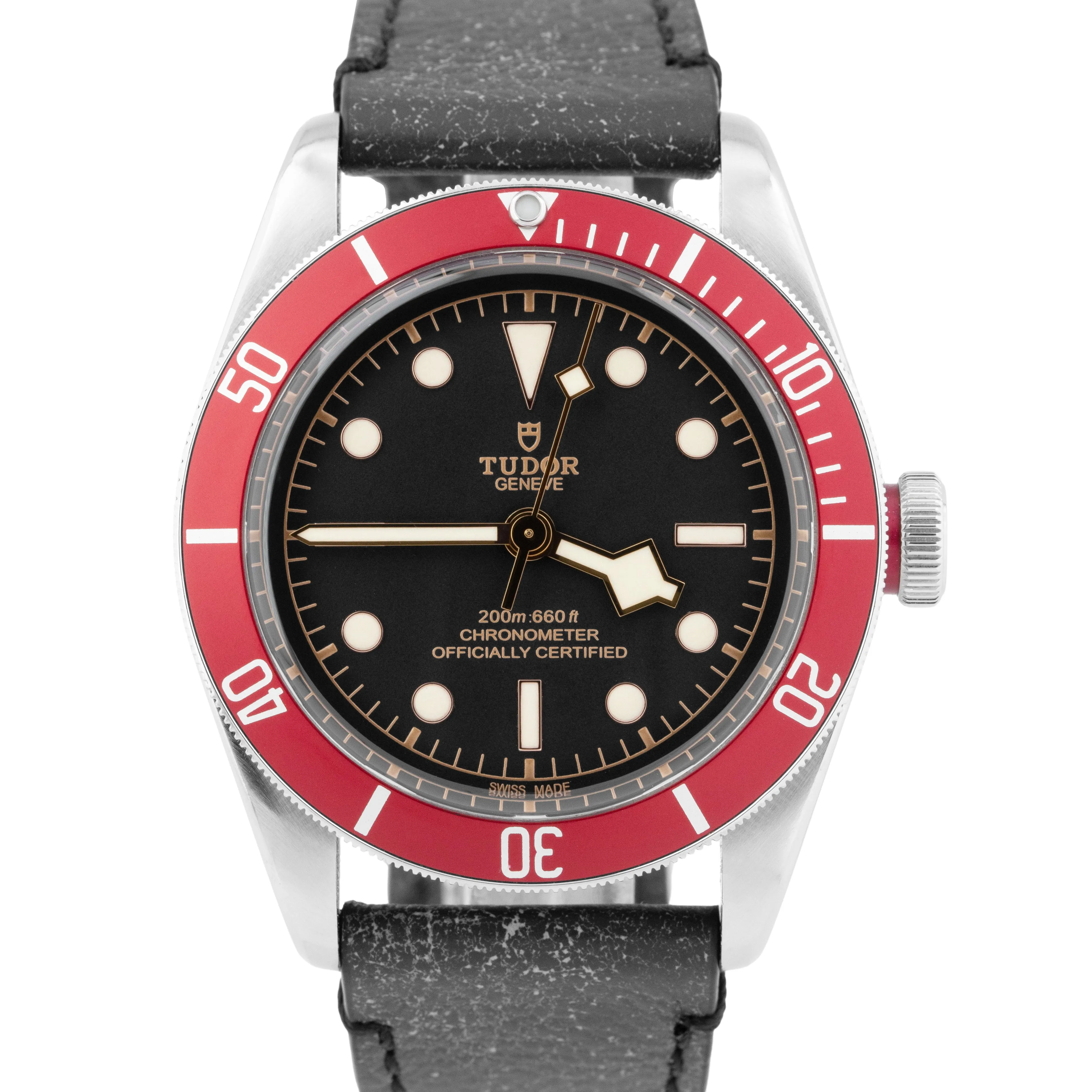 Tudor Black Bay Heritage 79230 R Stainless Steel Red 41mm Automatic Watch BOX