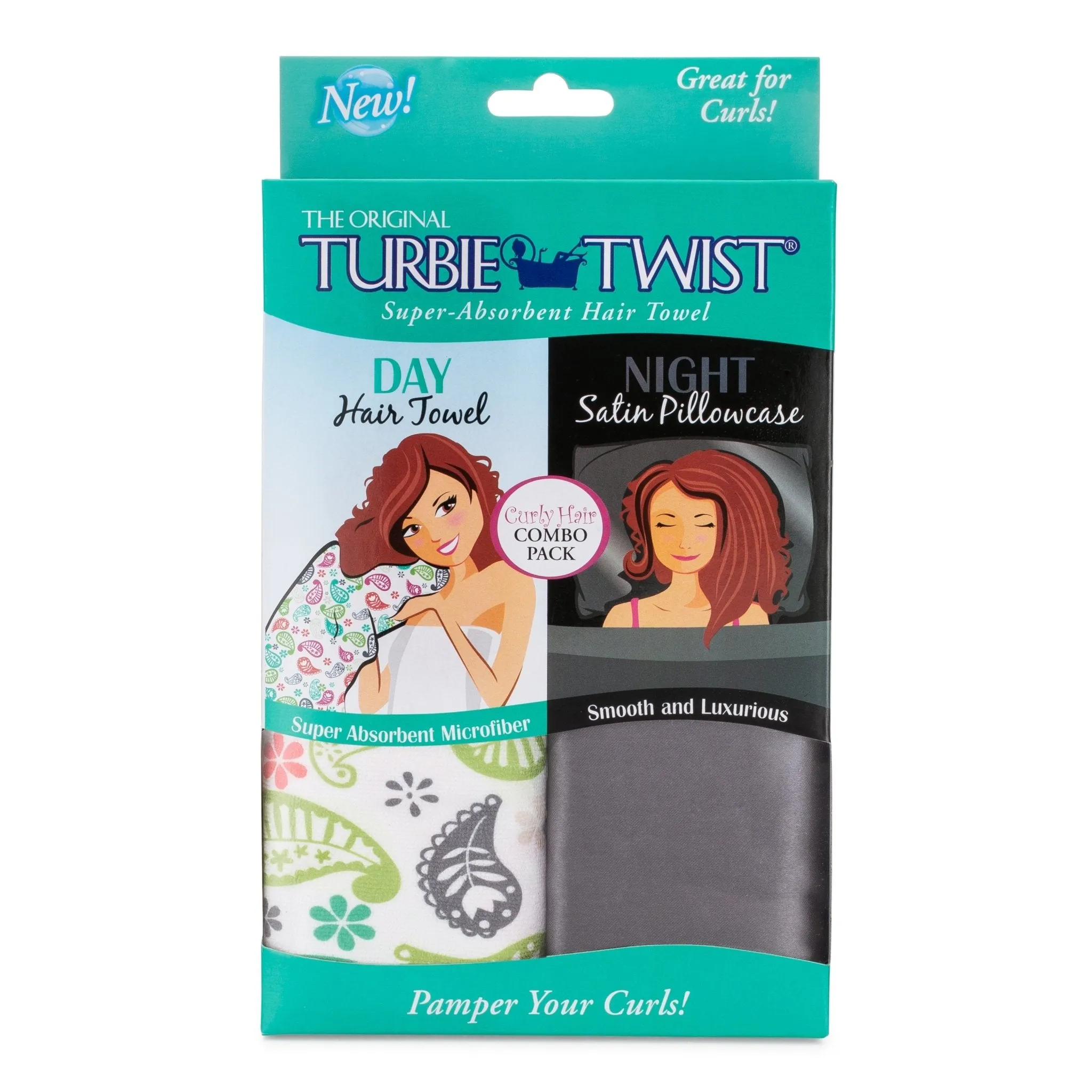 Turbie Towel® & Satin Pillowcase