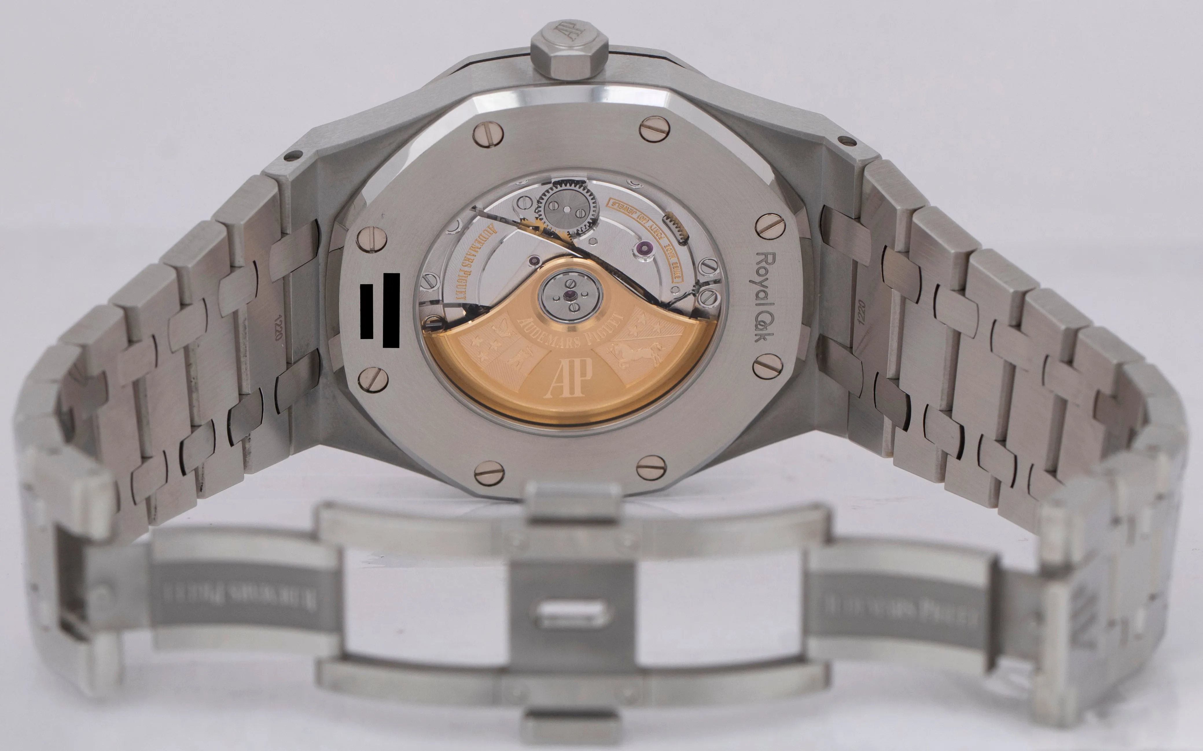 UNPOLISHED Audemars Piguet Royal Oak Black 41mm 15400ST.OO.1220ST.01 Steel Watch