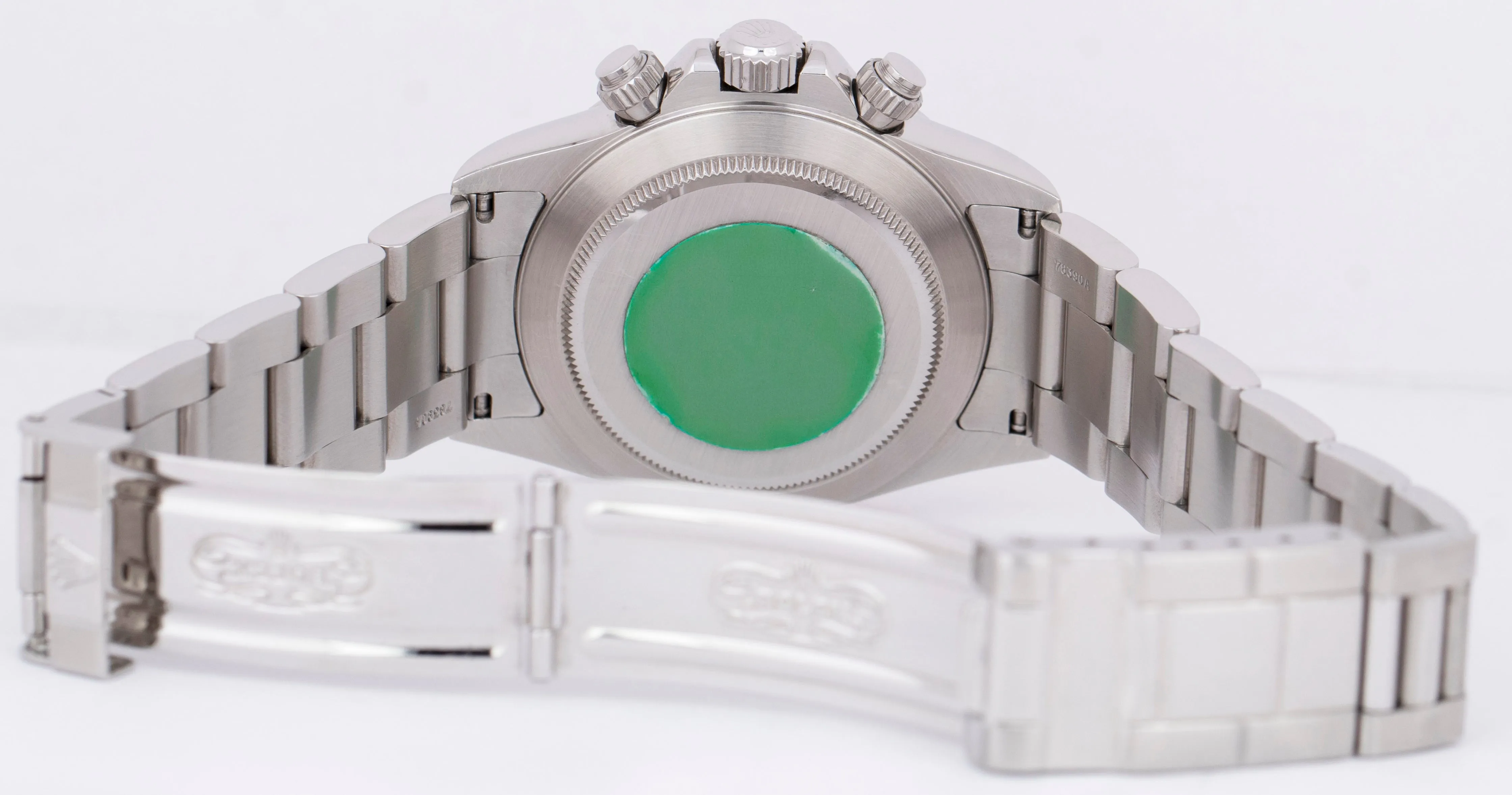UNPOLISHED PAPERS Rolex Daytona Cosmograph SEL White Steel 40mm Watch 16520 B P