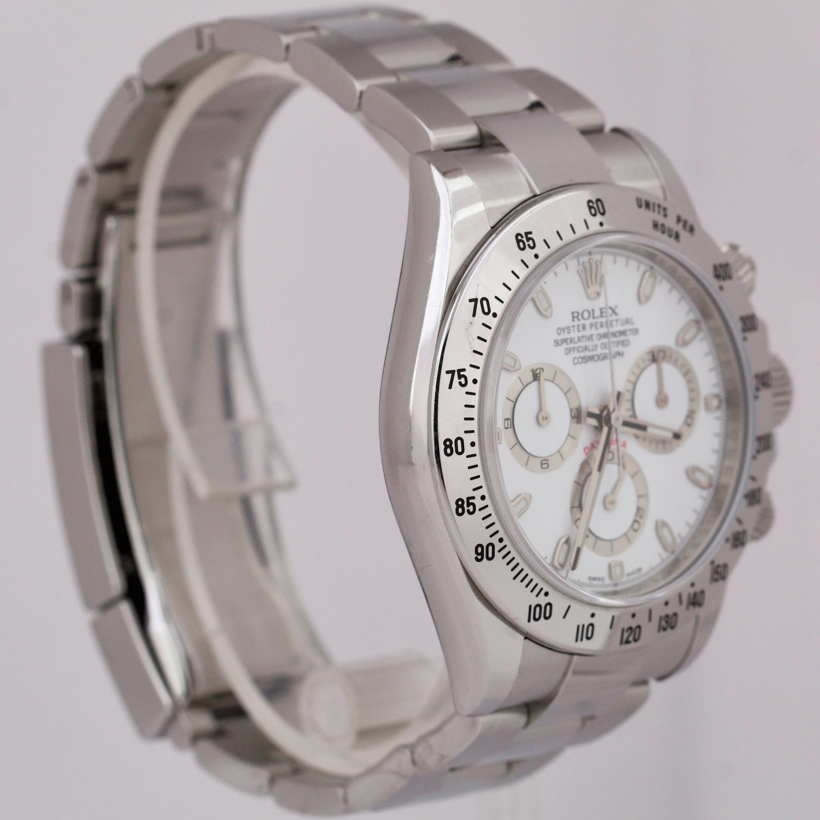 UNPOLISHERD Rolex Daytona Cosmograph BLUE LUME 40mm RANDOM SERIAL 116520