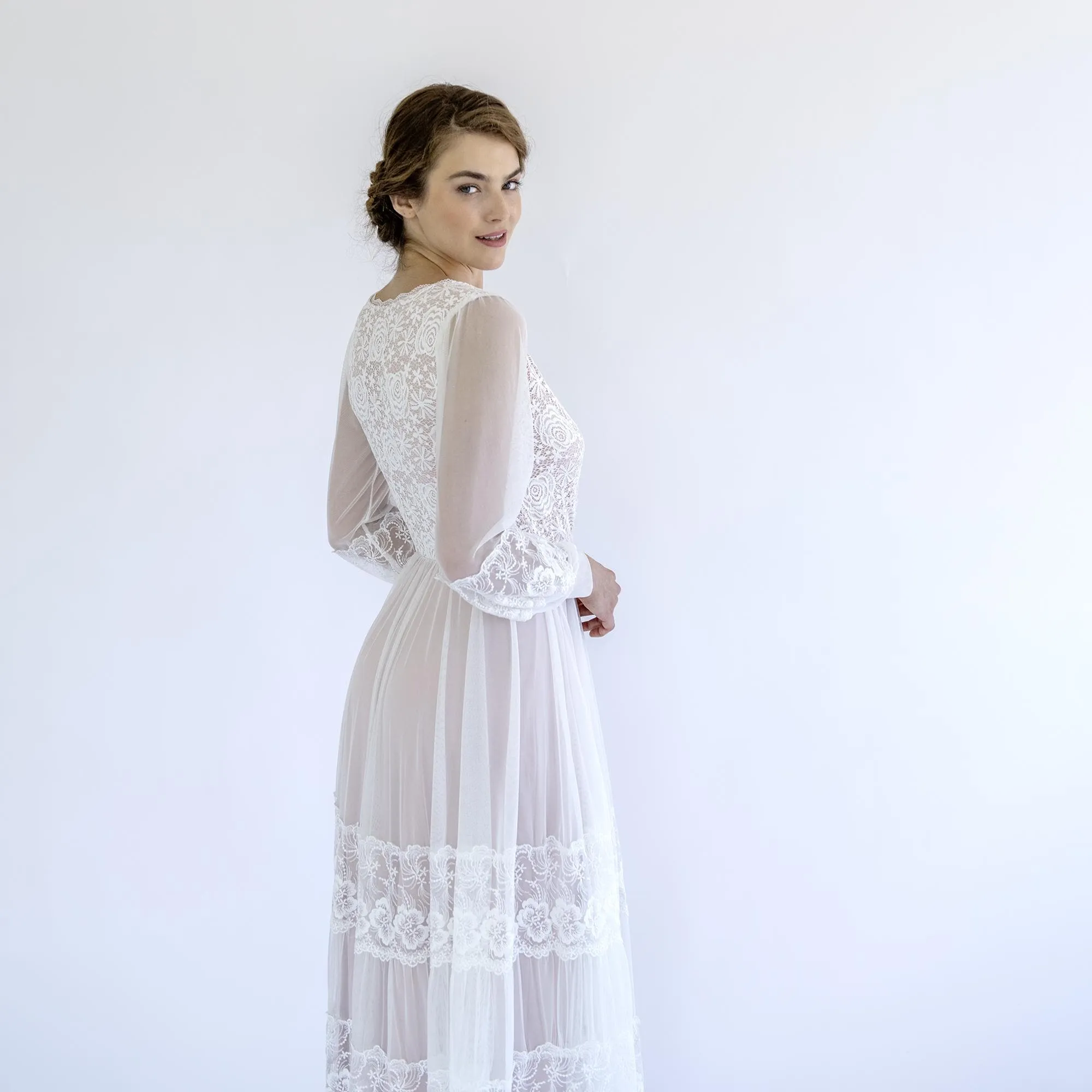 V-Neck Dress #1504