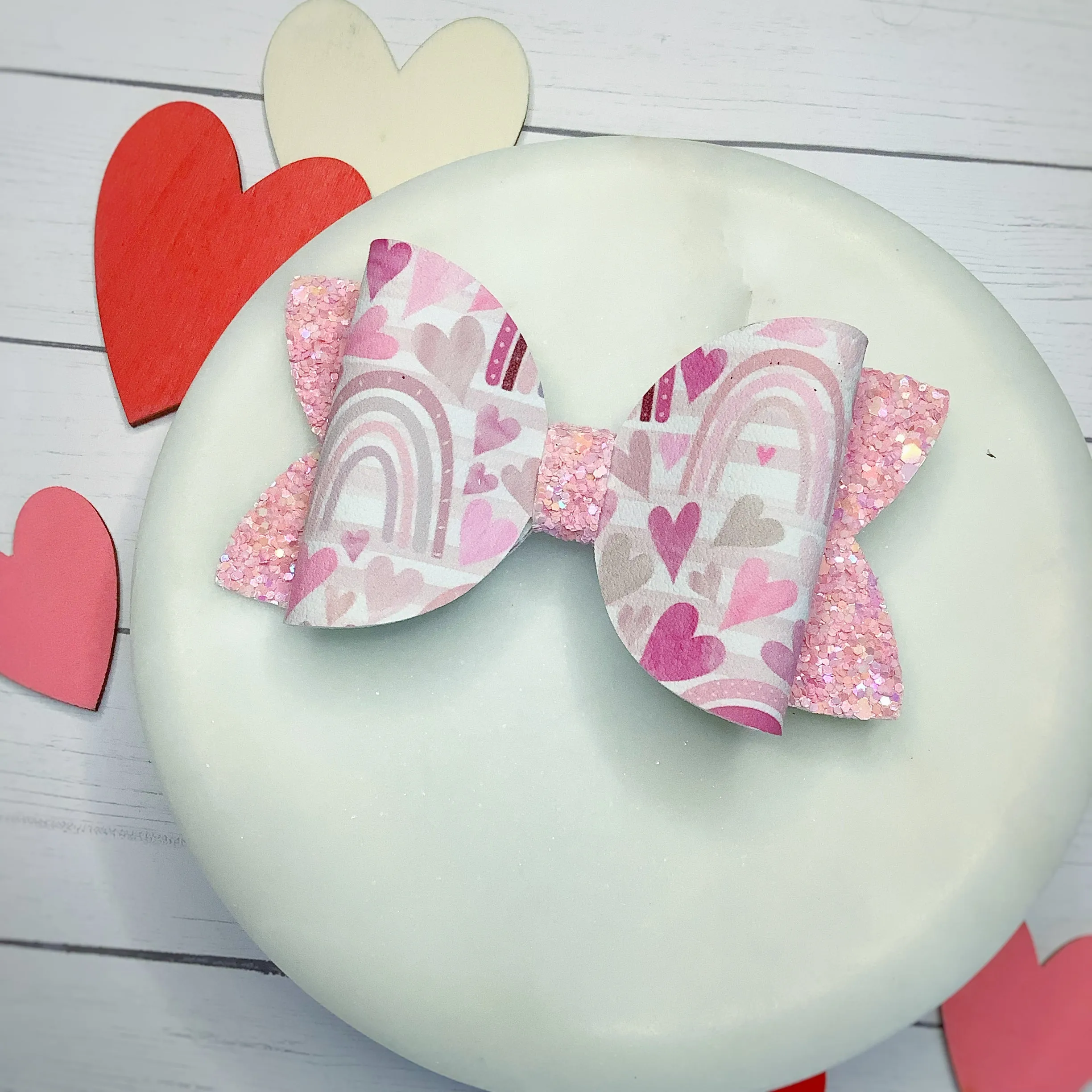 Valentine’s Faux Leather Bow Collection