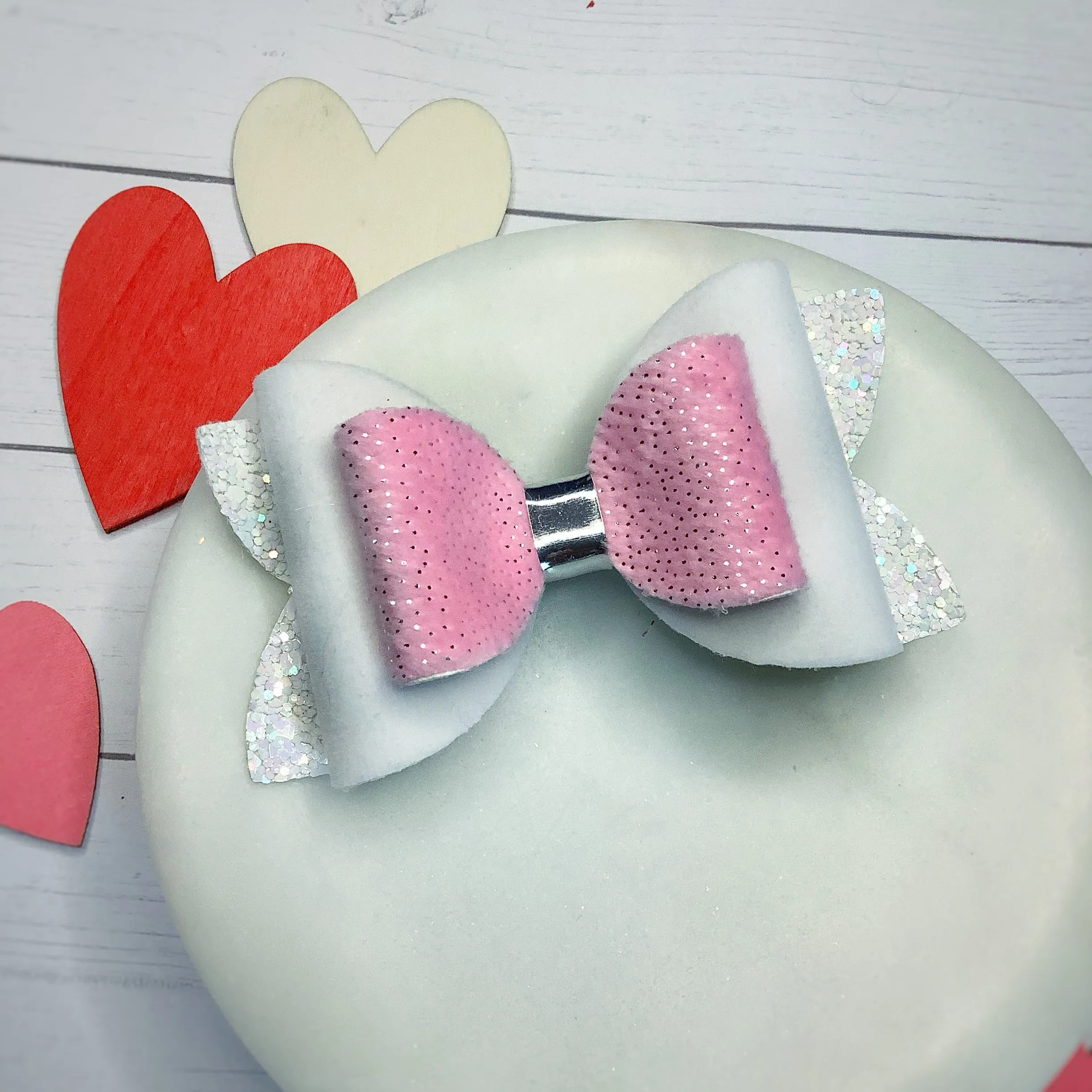 Valentine’s Faux Leather Bow Collection
