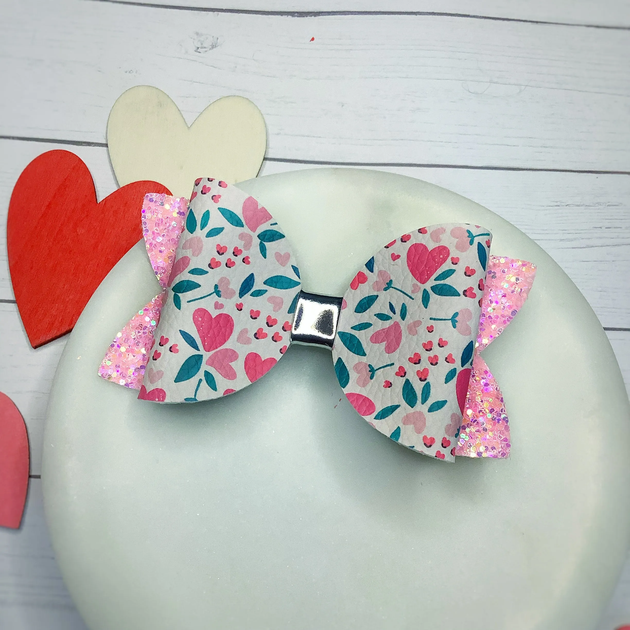 Valentine’s Faux Leather Bow Collection