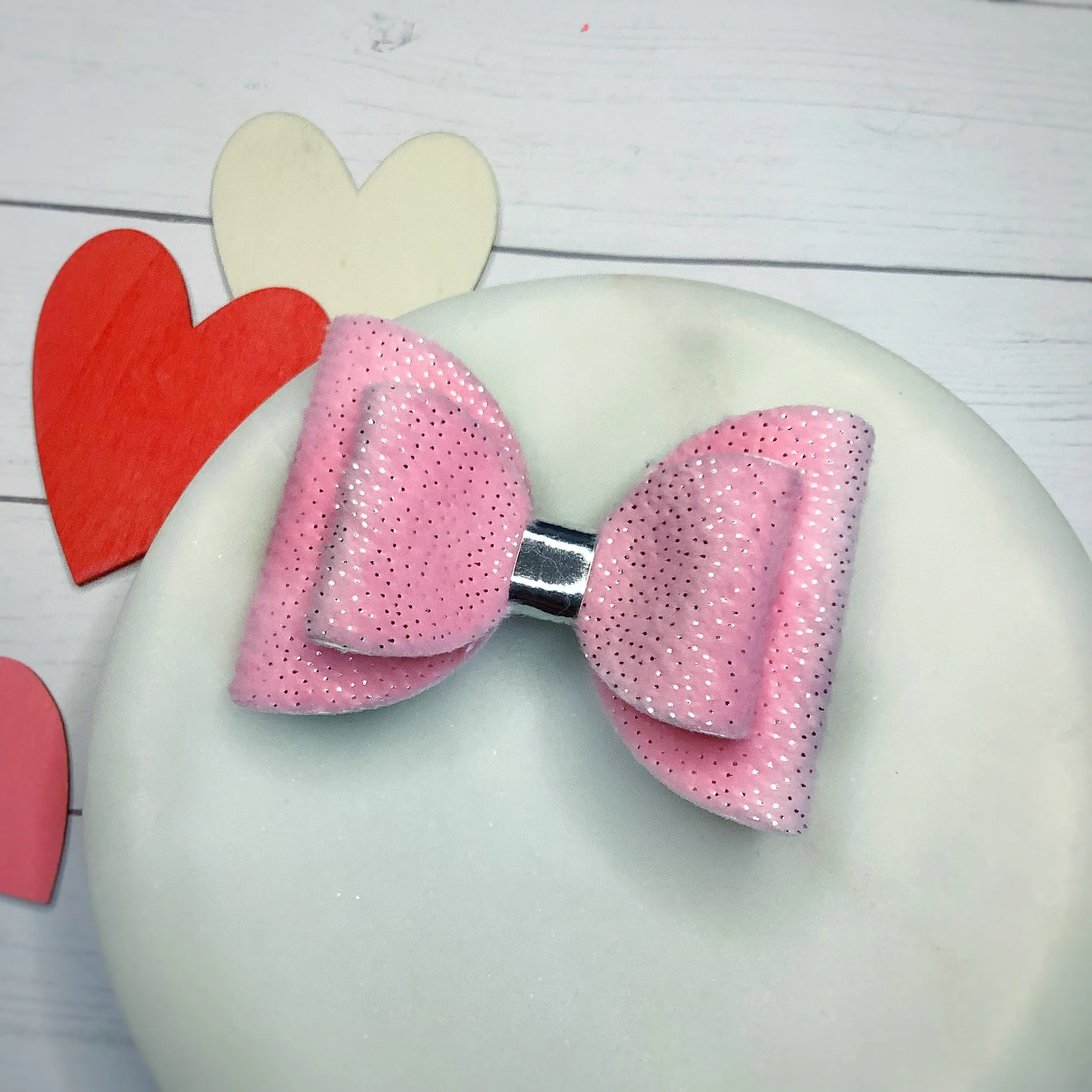 Valentine’s Faux Leather Bow Collection
